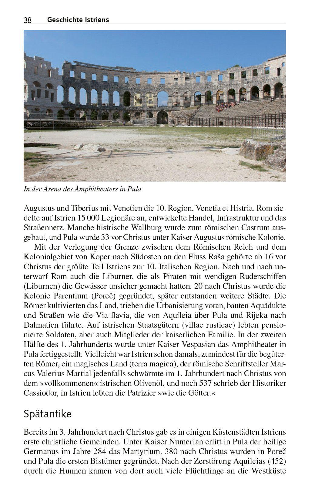 Beispielinhalt (Bild) TRESCHER Reiseführer Istrien und Kvarner Bucht