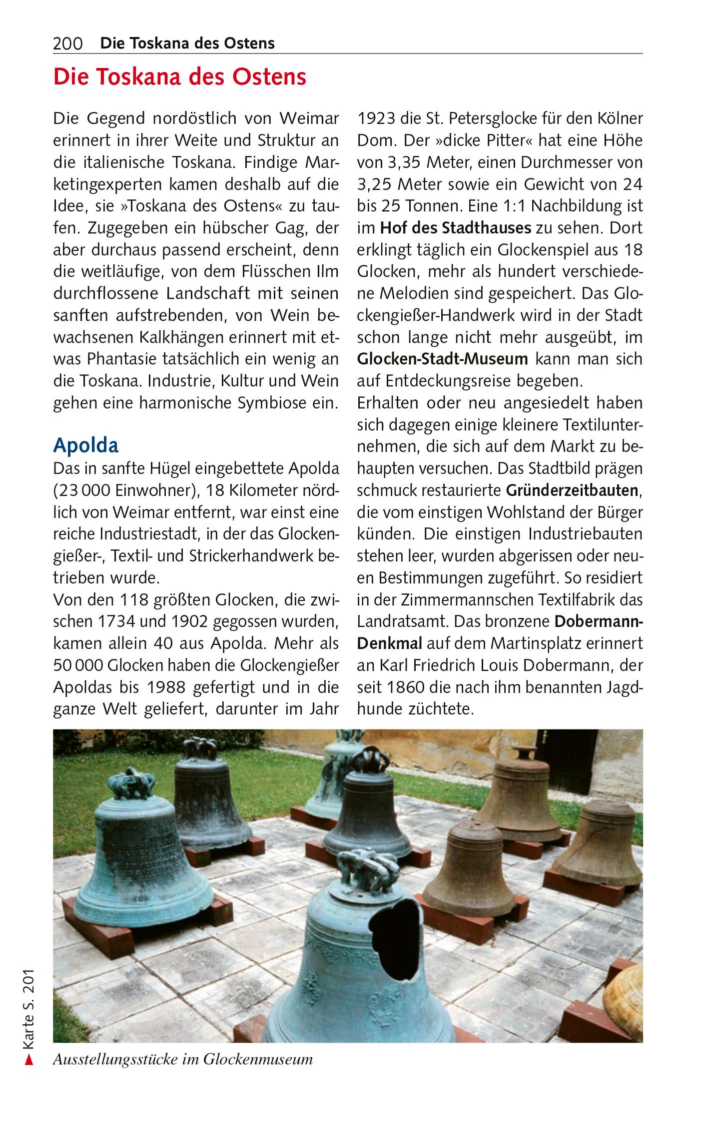 Beispielinhalt (Bild) TRESCHER Reiseführer Weimar