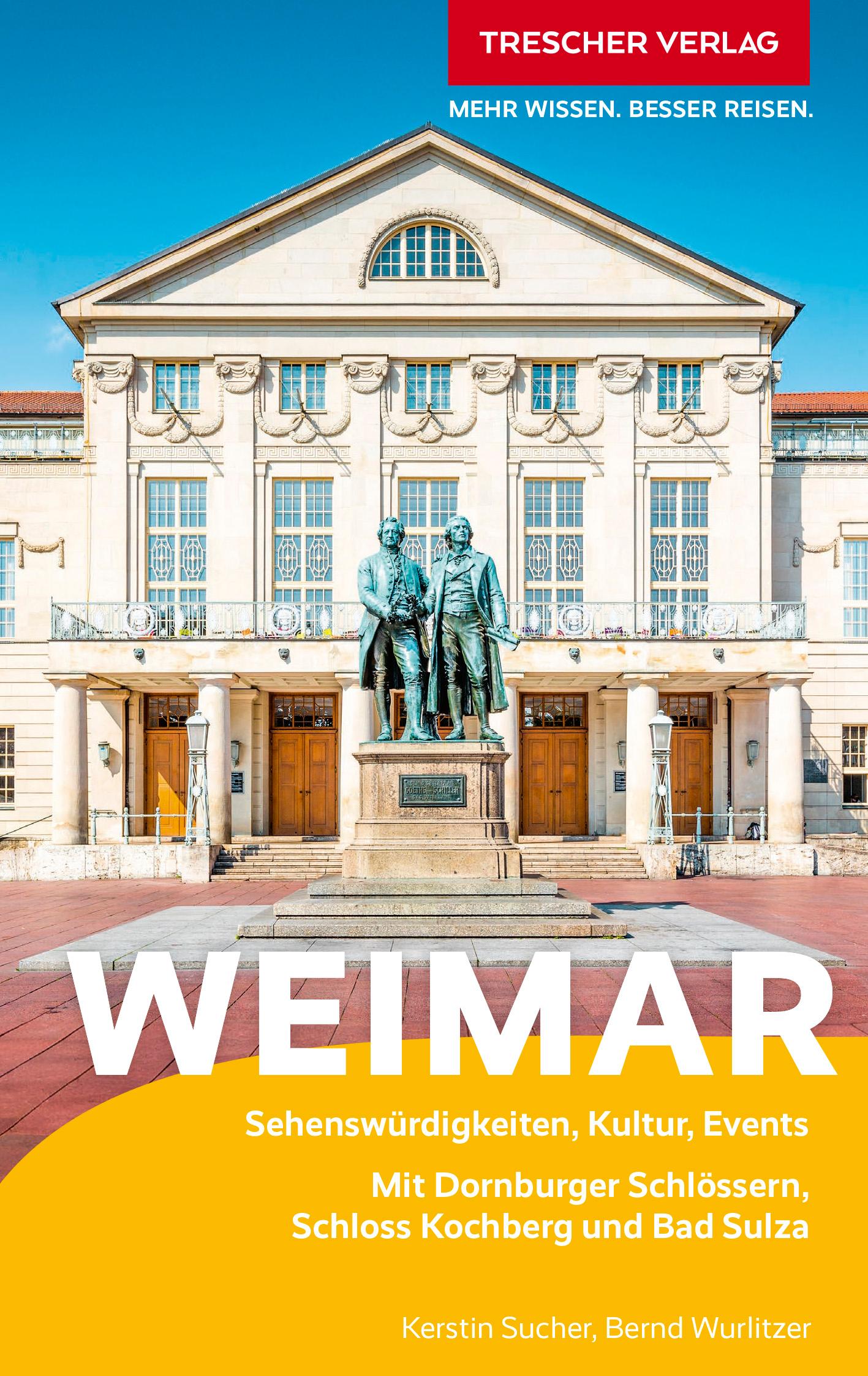 Vorderes Coverbild TRESCHER Reiseführer Weimar