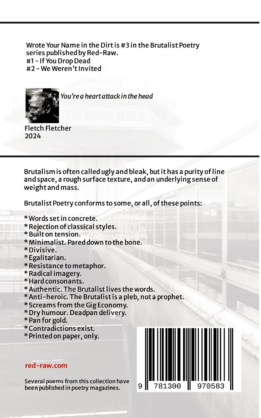 Rückseitencover Wrote Your Name in the Dirt