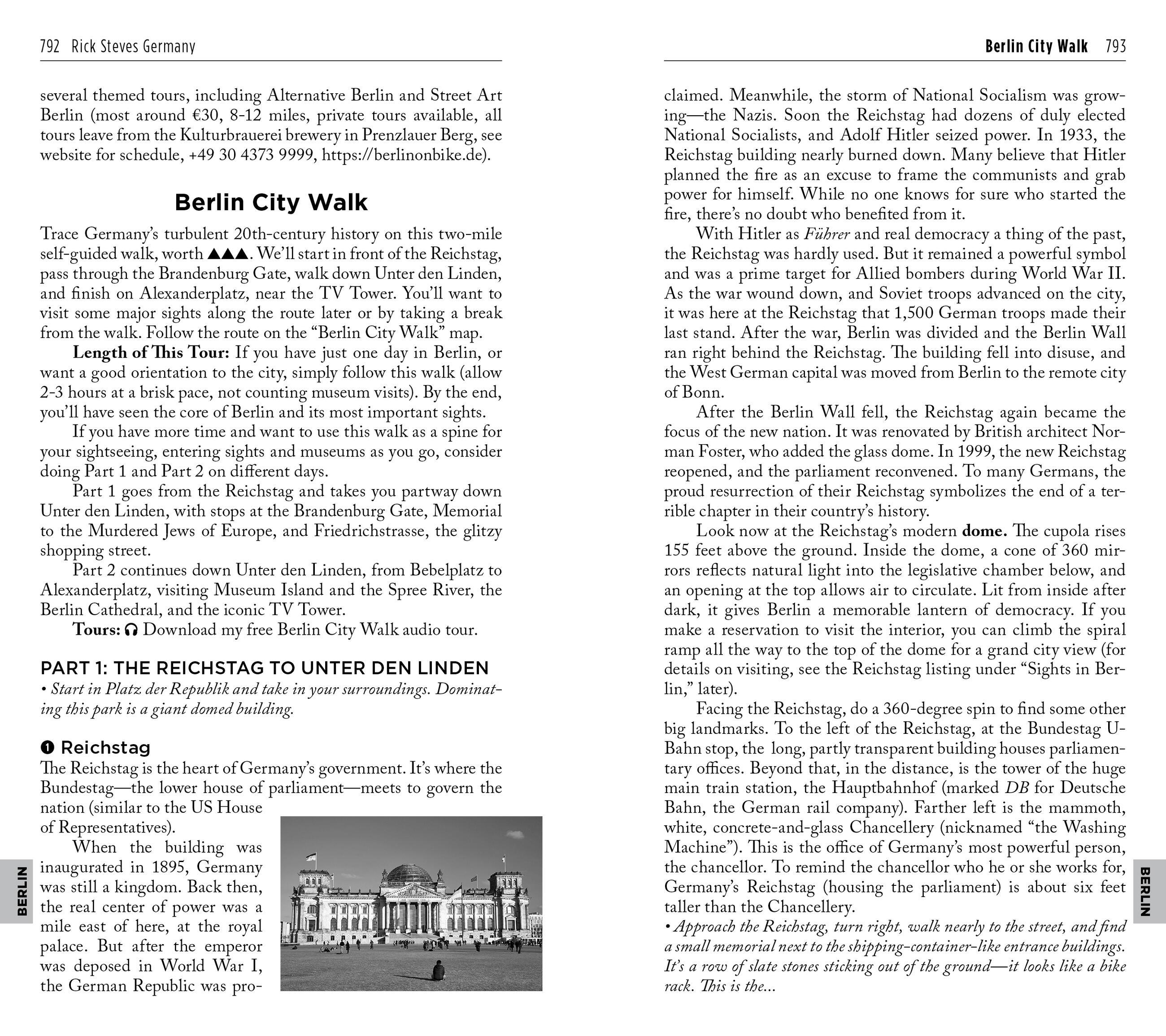 Beispielinhalt (Bild) Rick Steves Germany