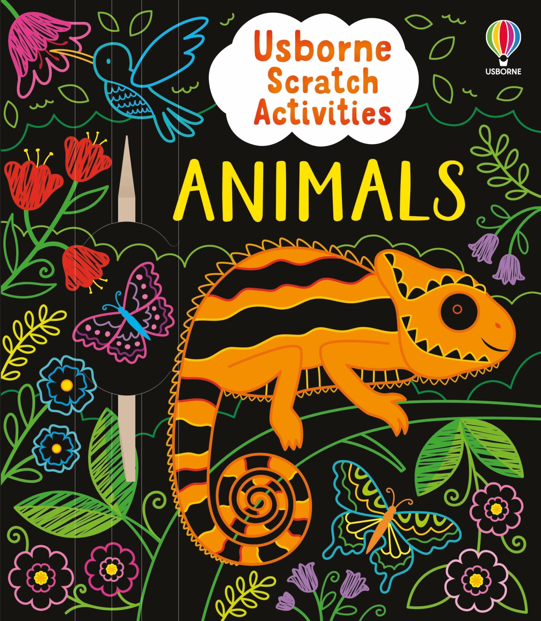 Vorderes Coverbild Usborne Scratch Activities Animals