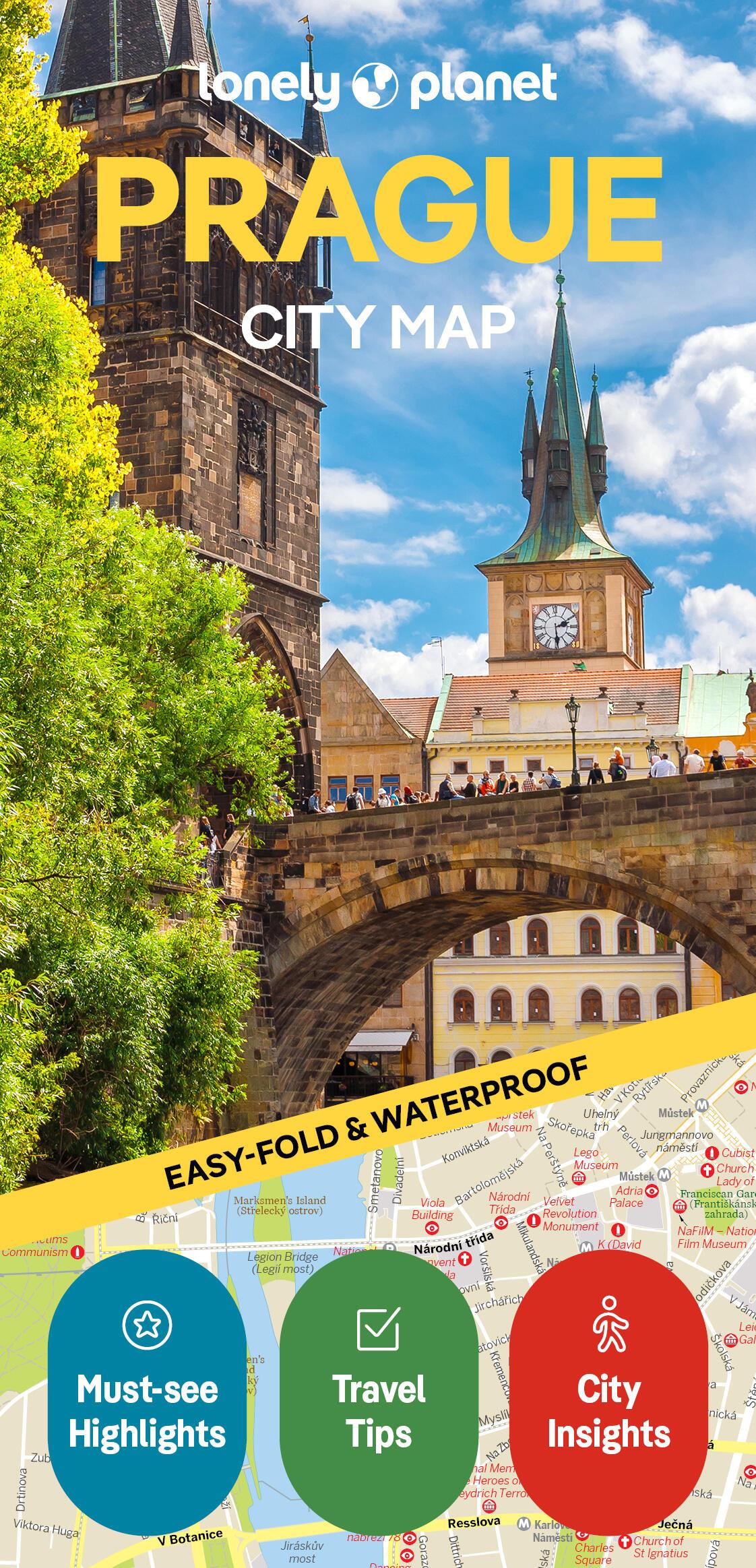 Vorderes Coverbild Lonely Planet Prague City Map
