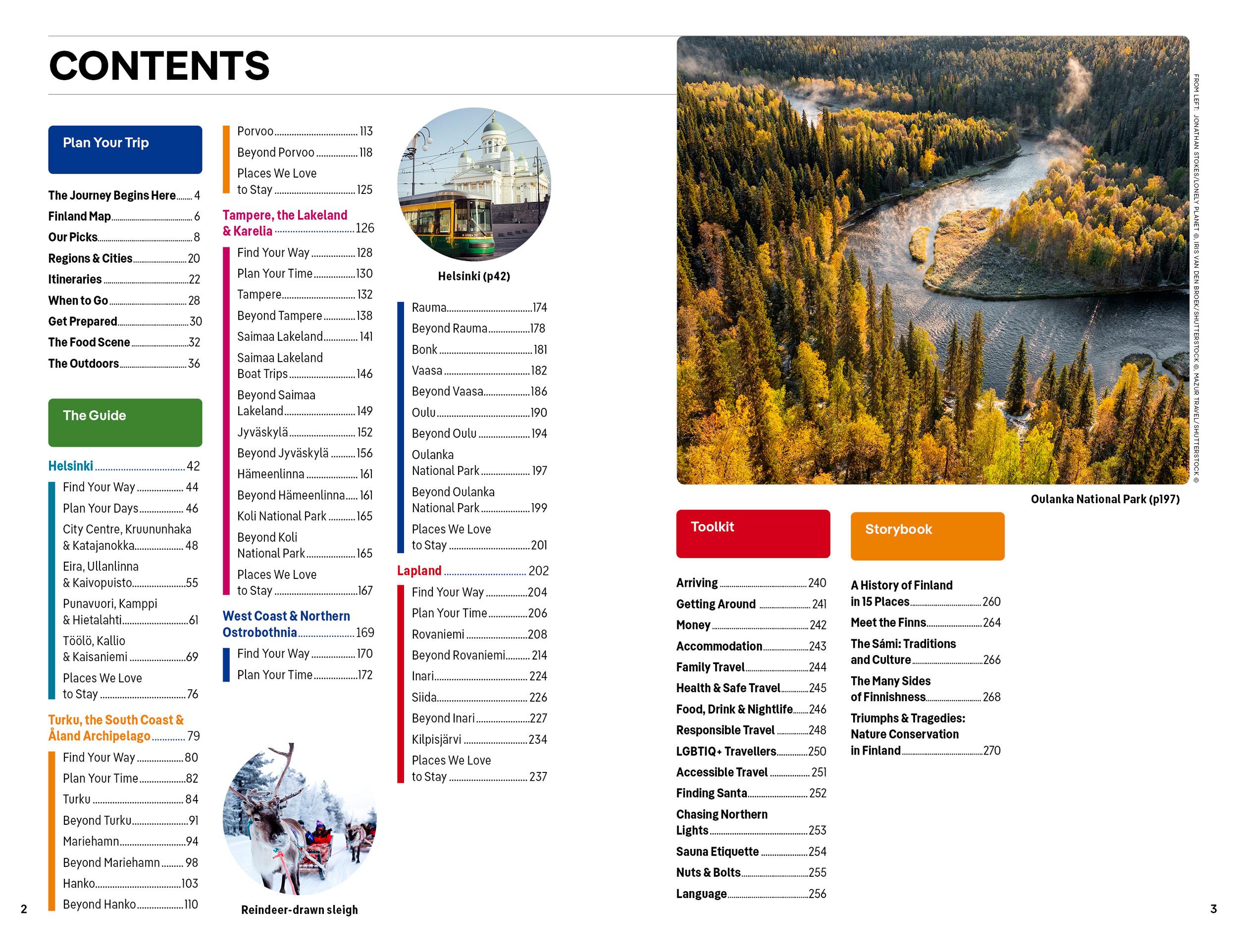 Beispielinhalt (Bild) Lonely Planet Finland