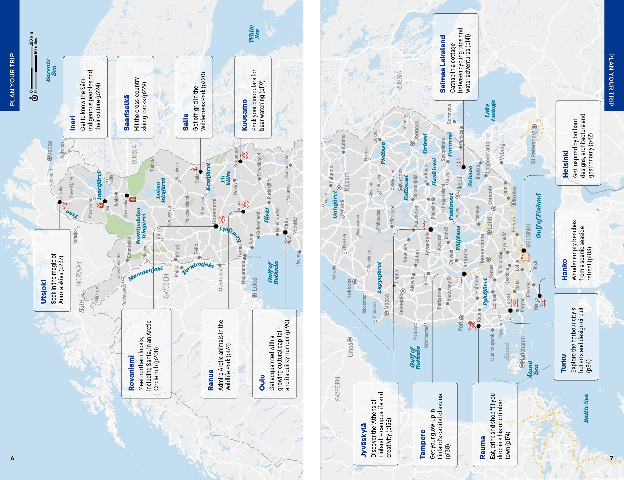 Beispielinhalt (Bild) Lonely Planet Finland