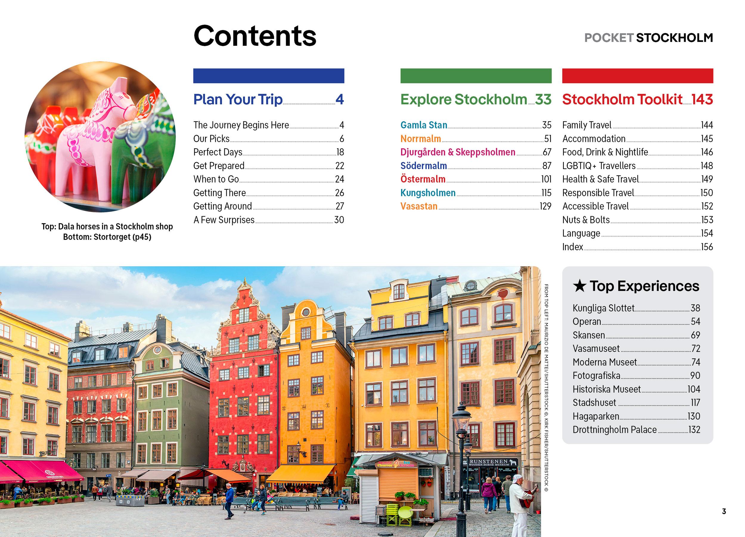 Beispielinhalt (Bild) Lonely Planet Pocket Stockholm