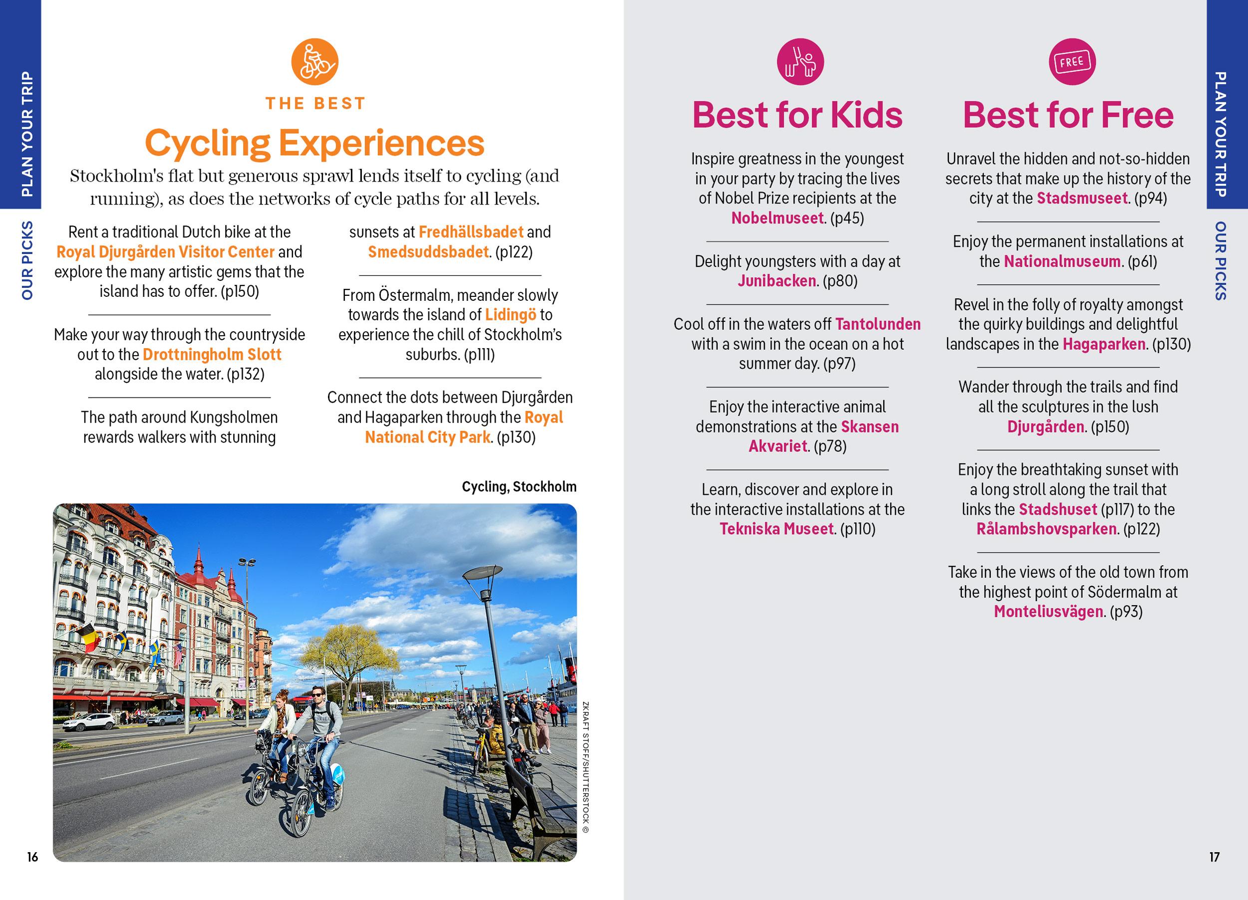 Beispielinhalt (Bild) Lonely Planet Pocket Stockholm