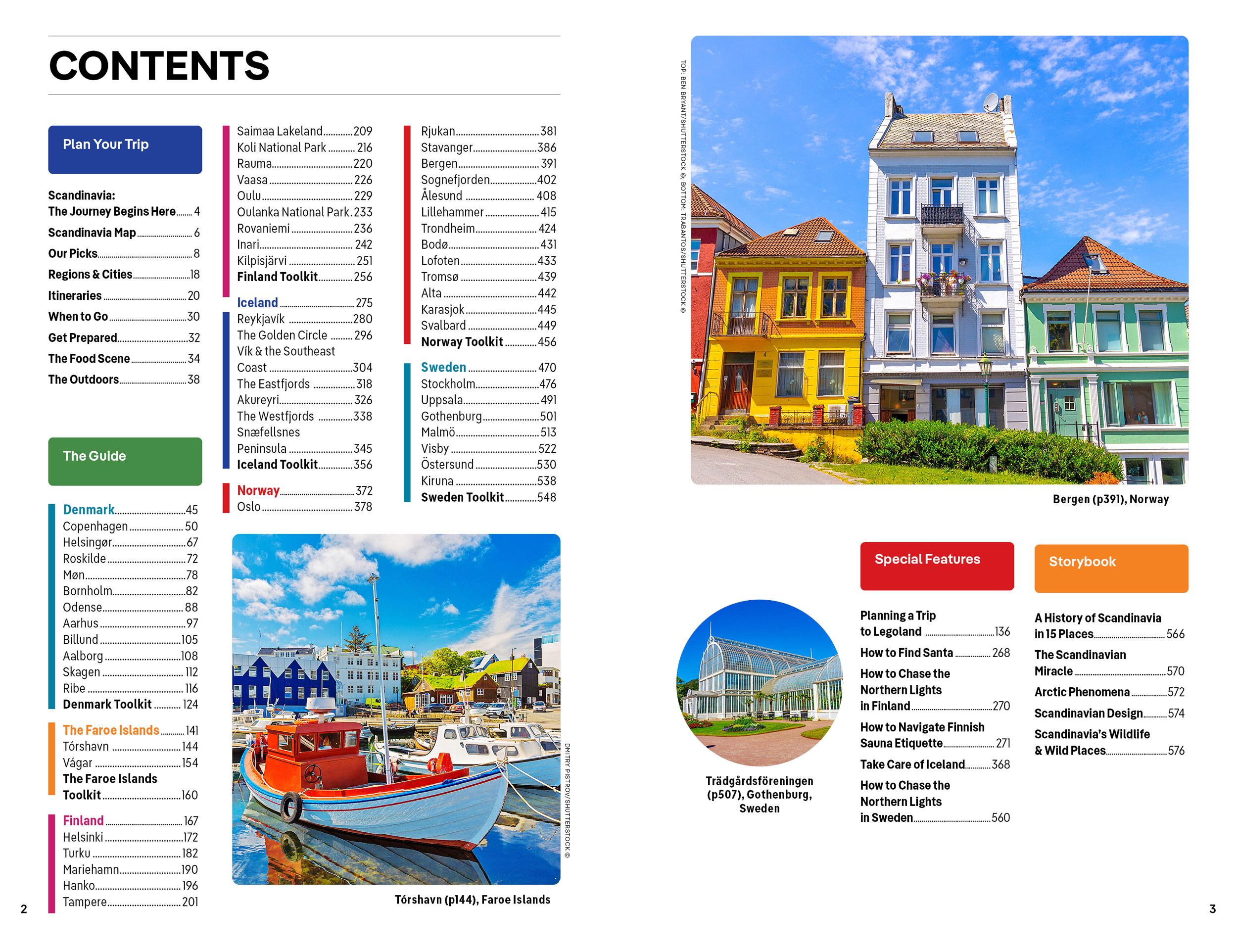 Beispielinhalt (Bild) Lonely Planet Scandinavia