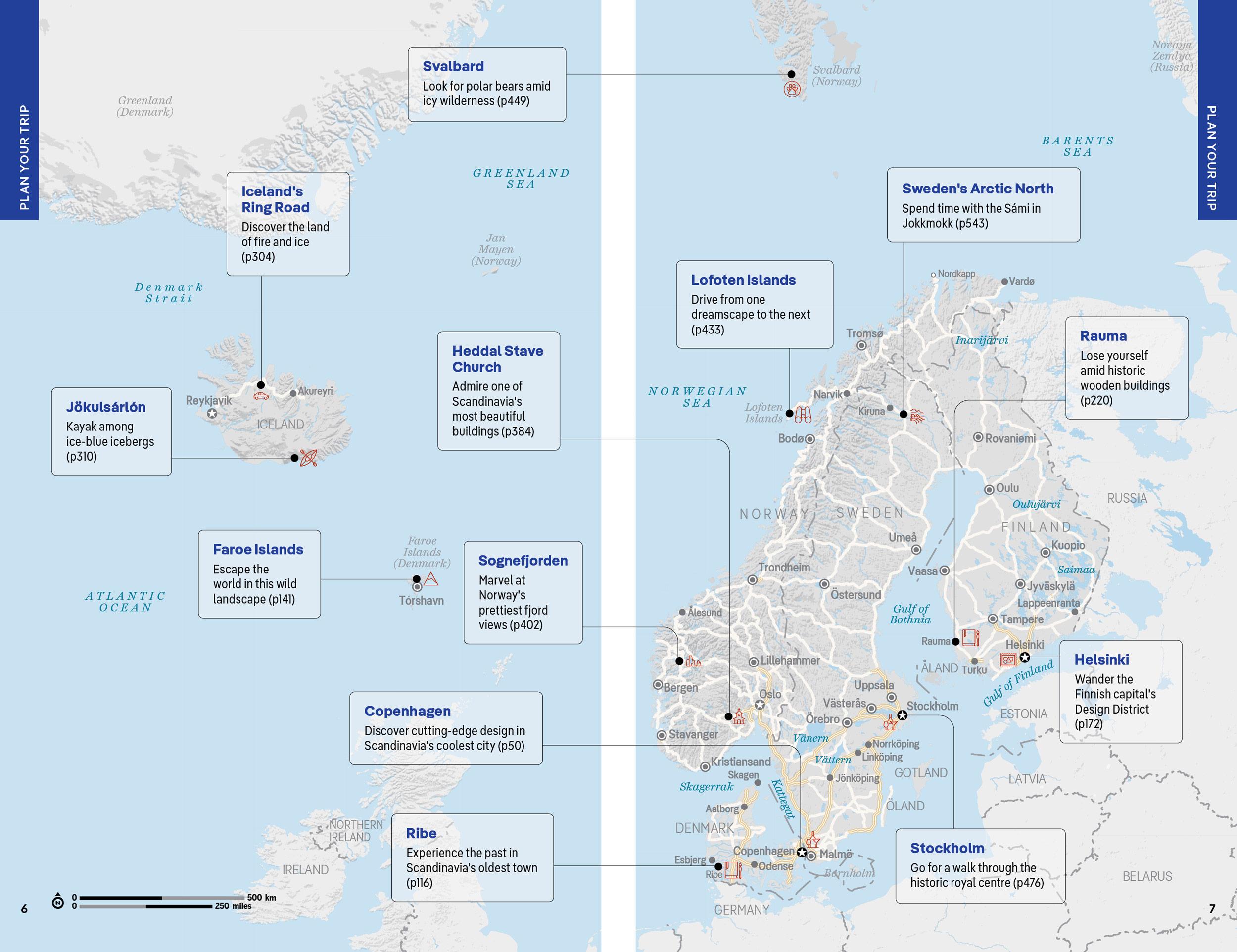 Beispielinhalt (Bild) Lonely Planet Scandinavia