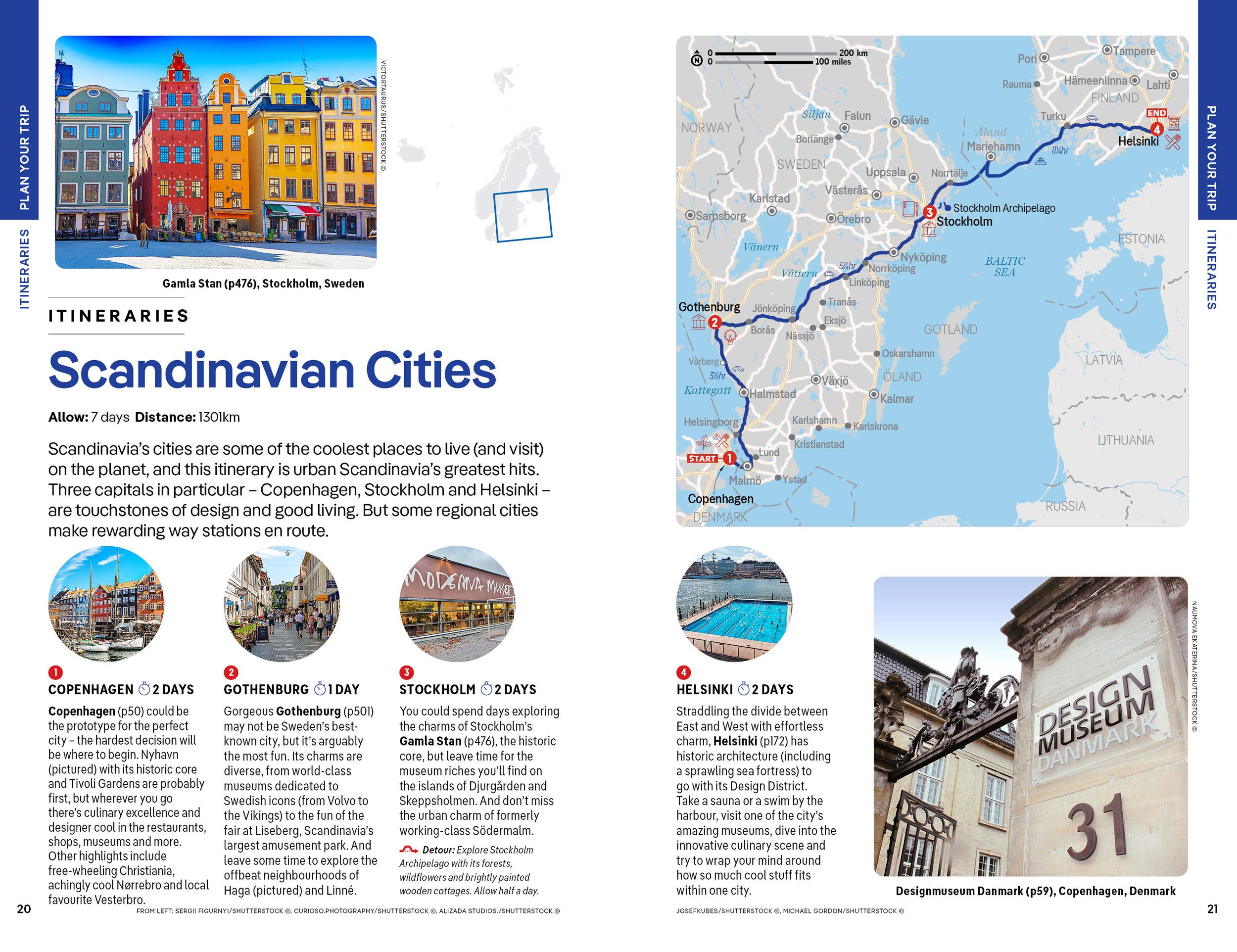 Beispielinhalt (Bild) Lonely Planet Scandinavia