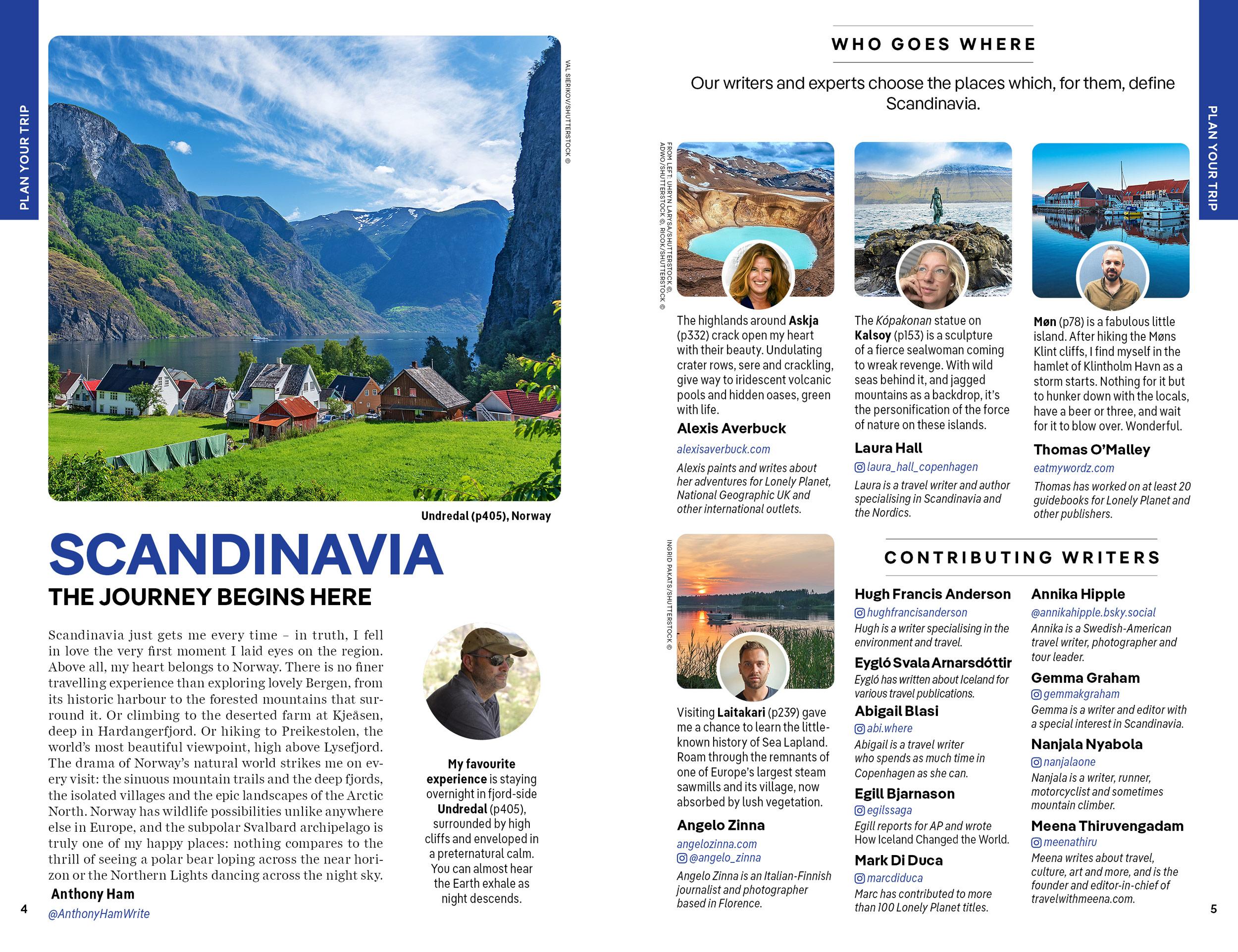 Beispielinhalt (Bild) Lonely Planet Scandinavia
