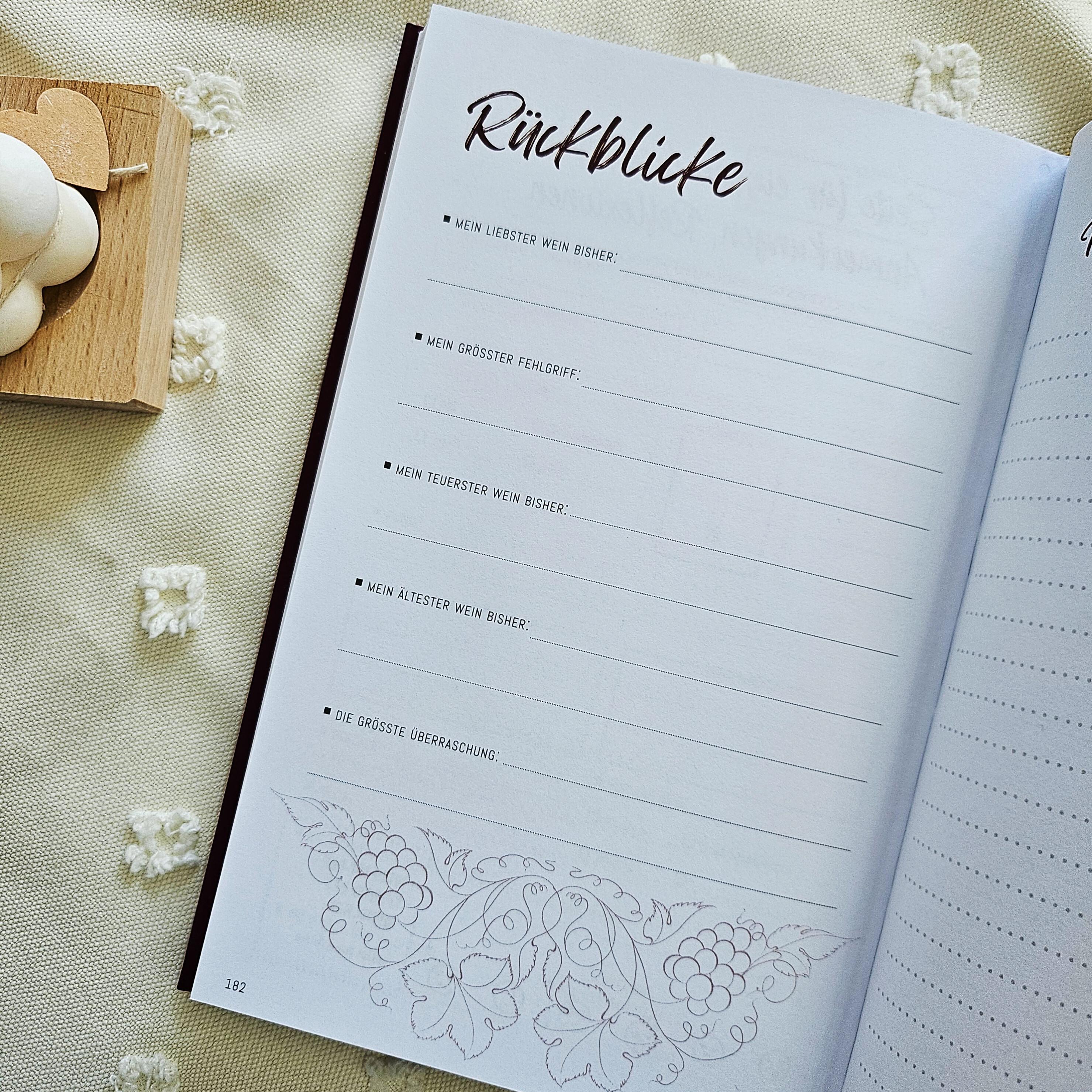 Beispielinhalt (Bild) Unterwegs Wein-Logbuch