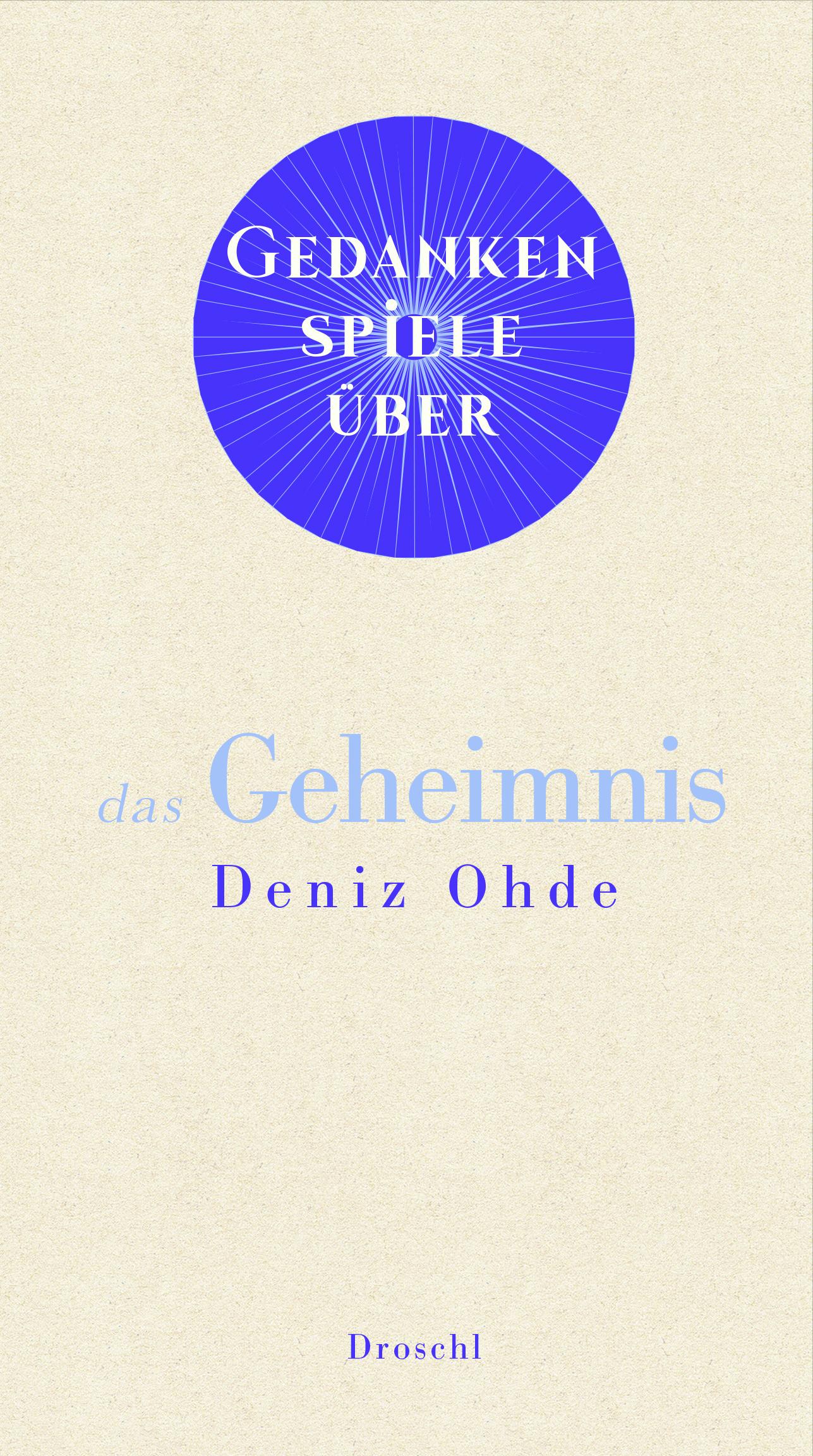 Vorderes Coverbild Gedankenspiele über das Geheimnis