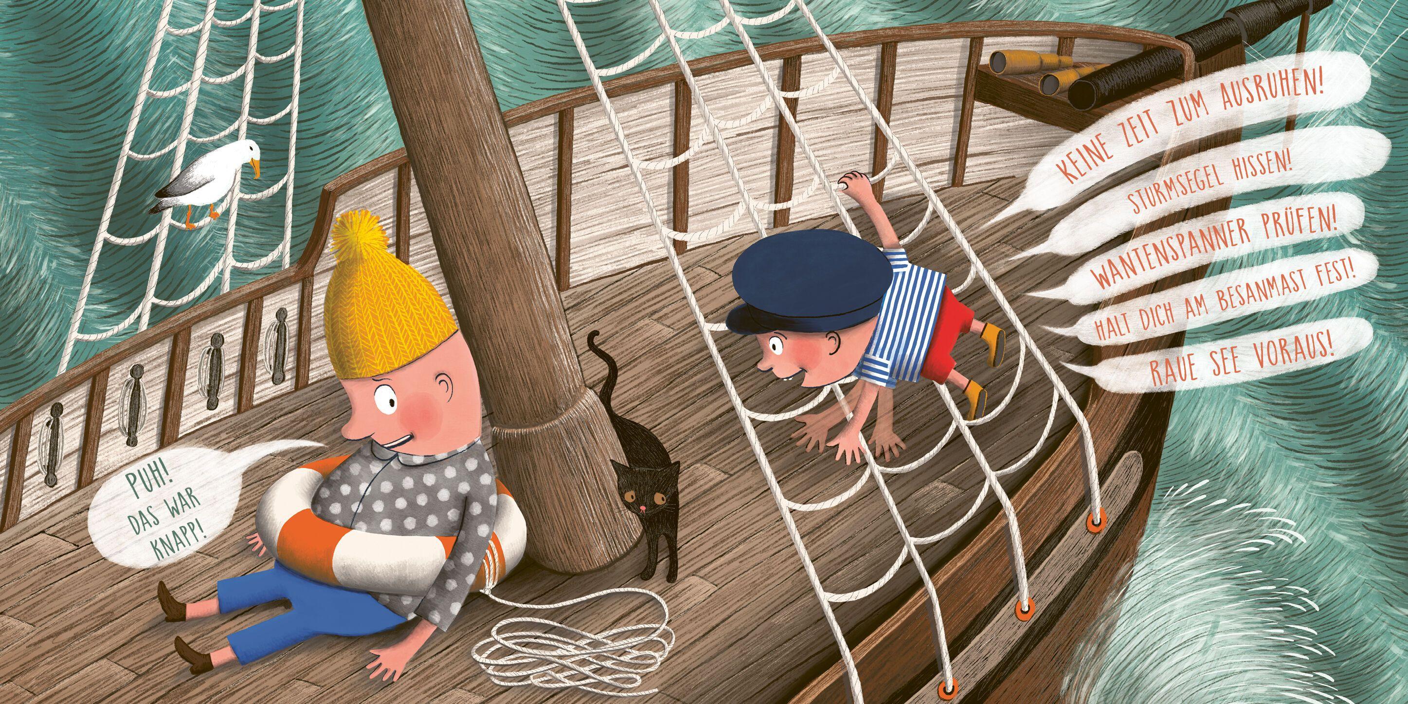 Beispielinhalt (Bild) Ahoi! Alle an Bord und Leinen los!