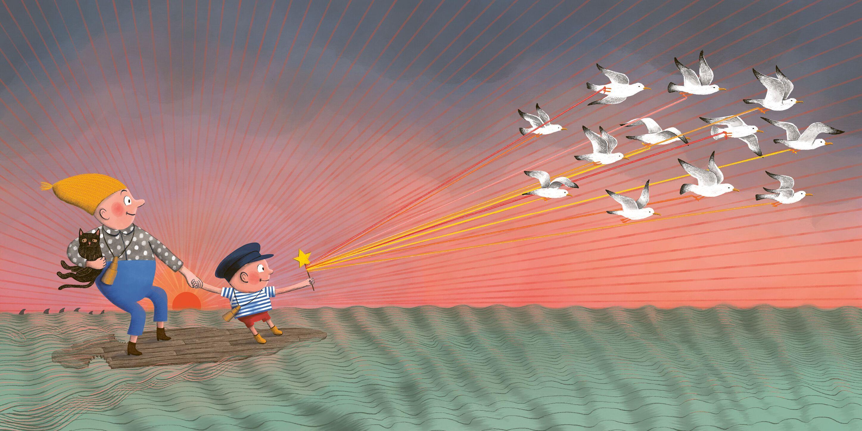 Beispielinhalt (Bild) Ahoi! Alle an Bord und Leinen los!