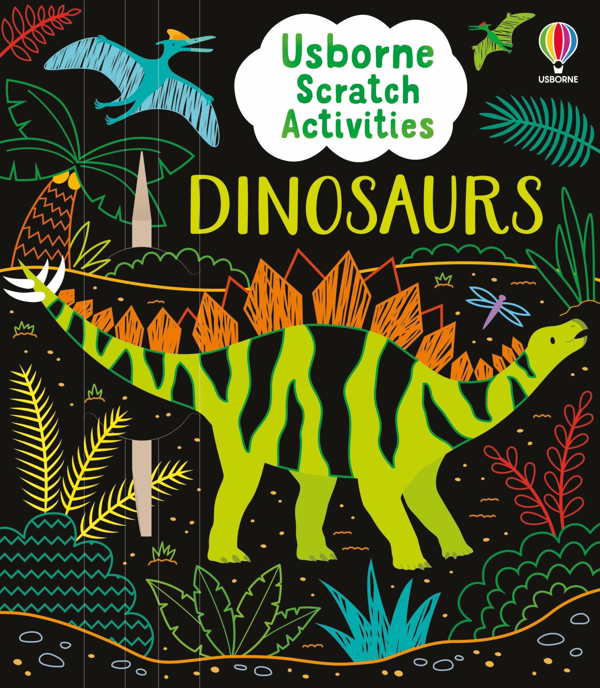 Vorderes Coverbild Usborne Scratch Activities Dinosaurs