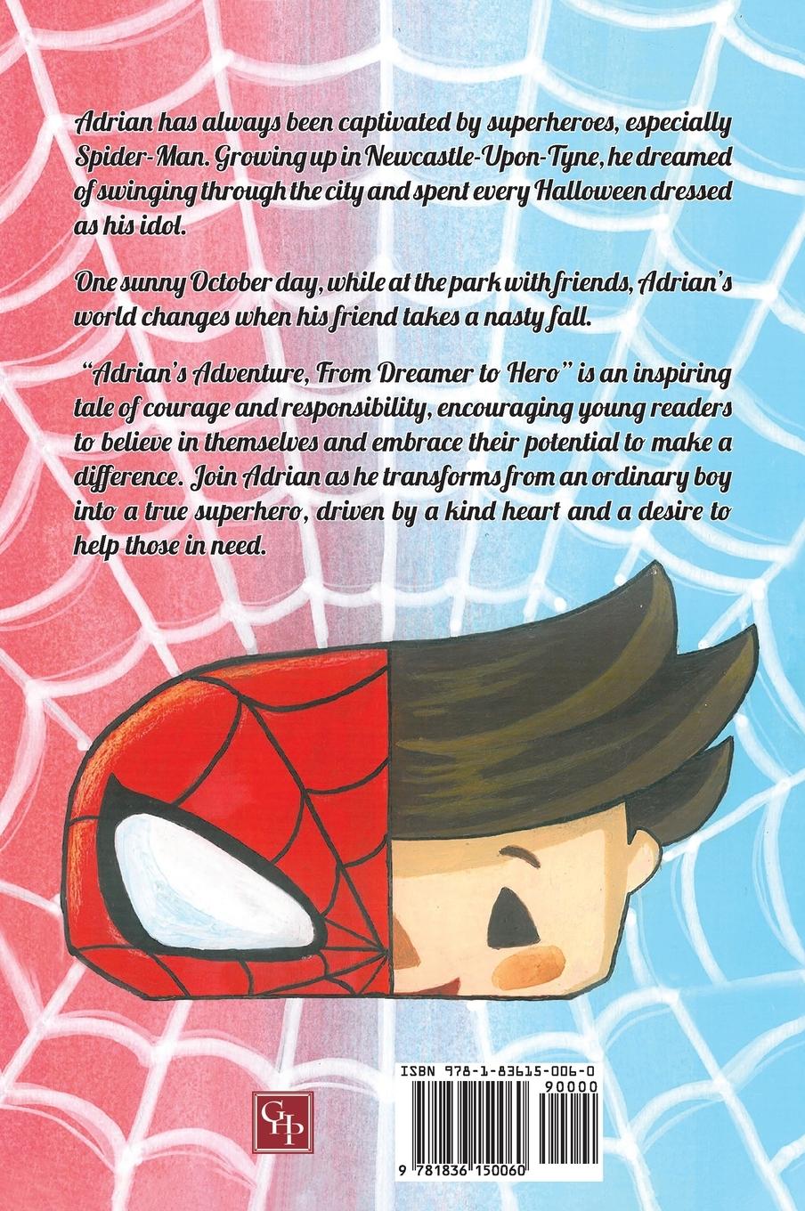 Rückseitencover Adrian's Adventure, From Dreamer to Hero