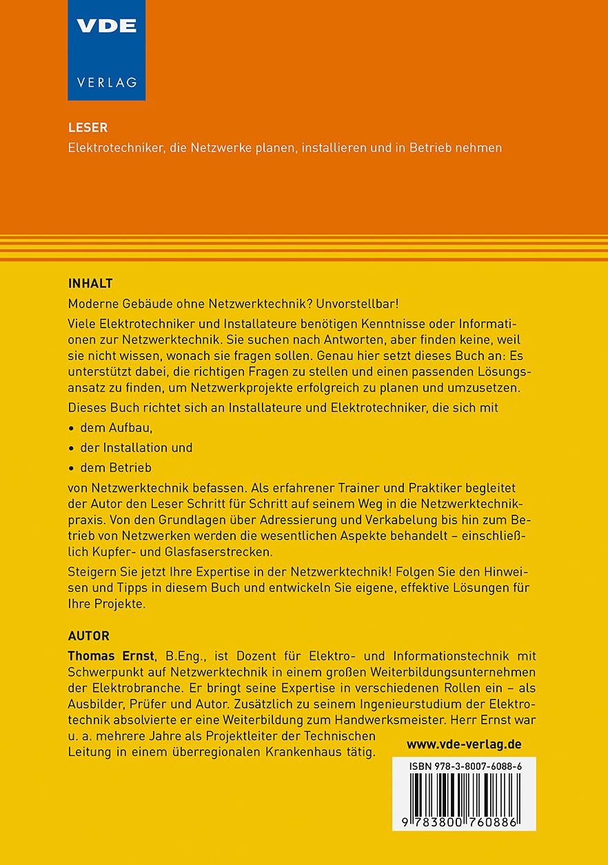 Rückseitencover Netzwerktechnik im Gebäude