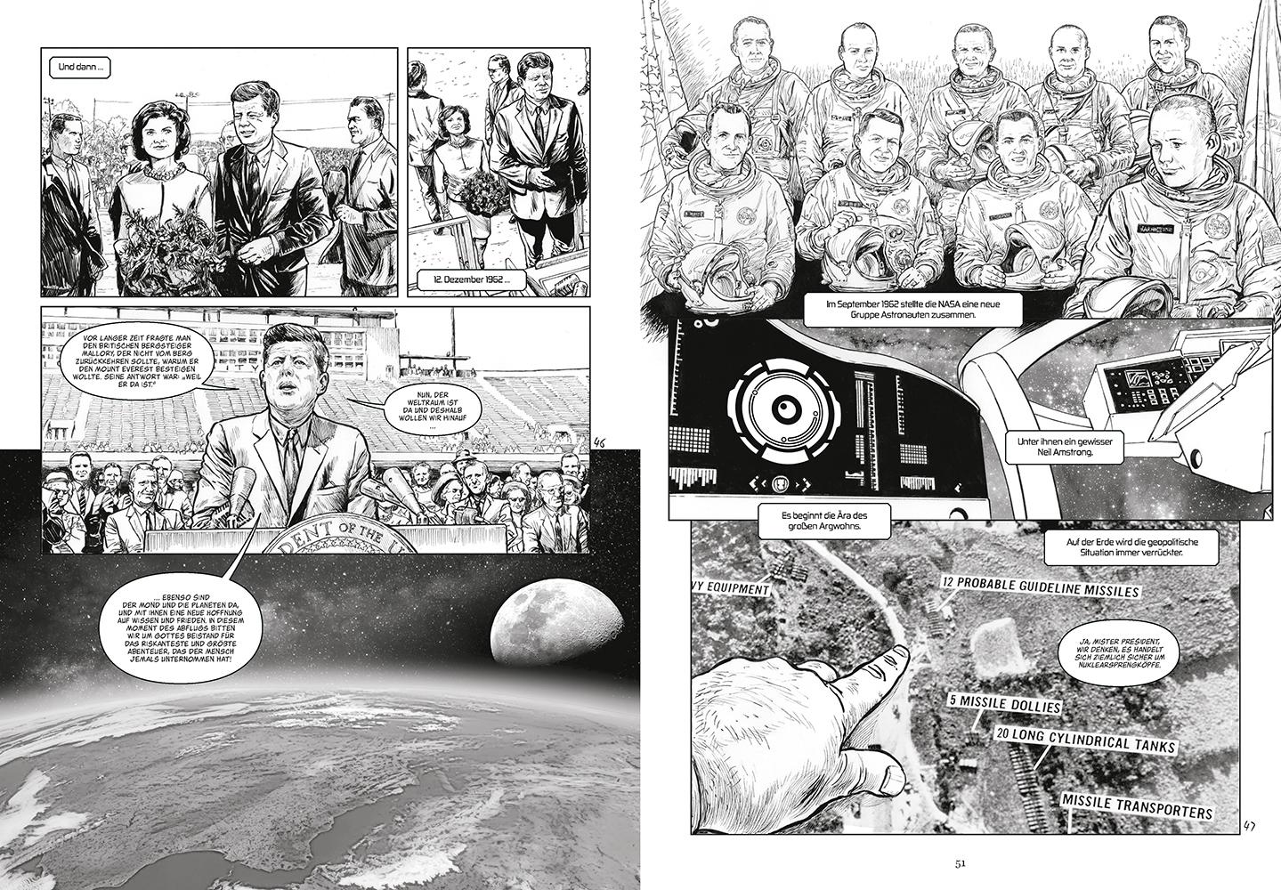 Beispielinhalt (Bild) Aufbruch ins Weltall