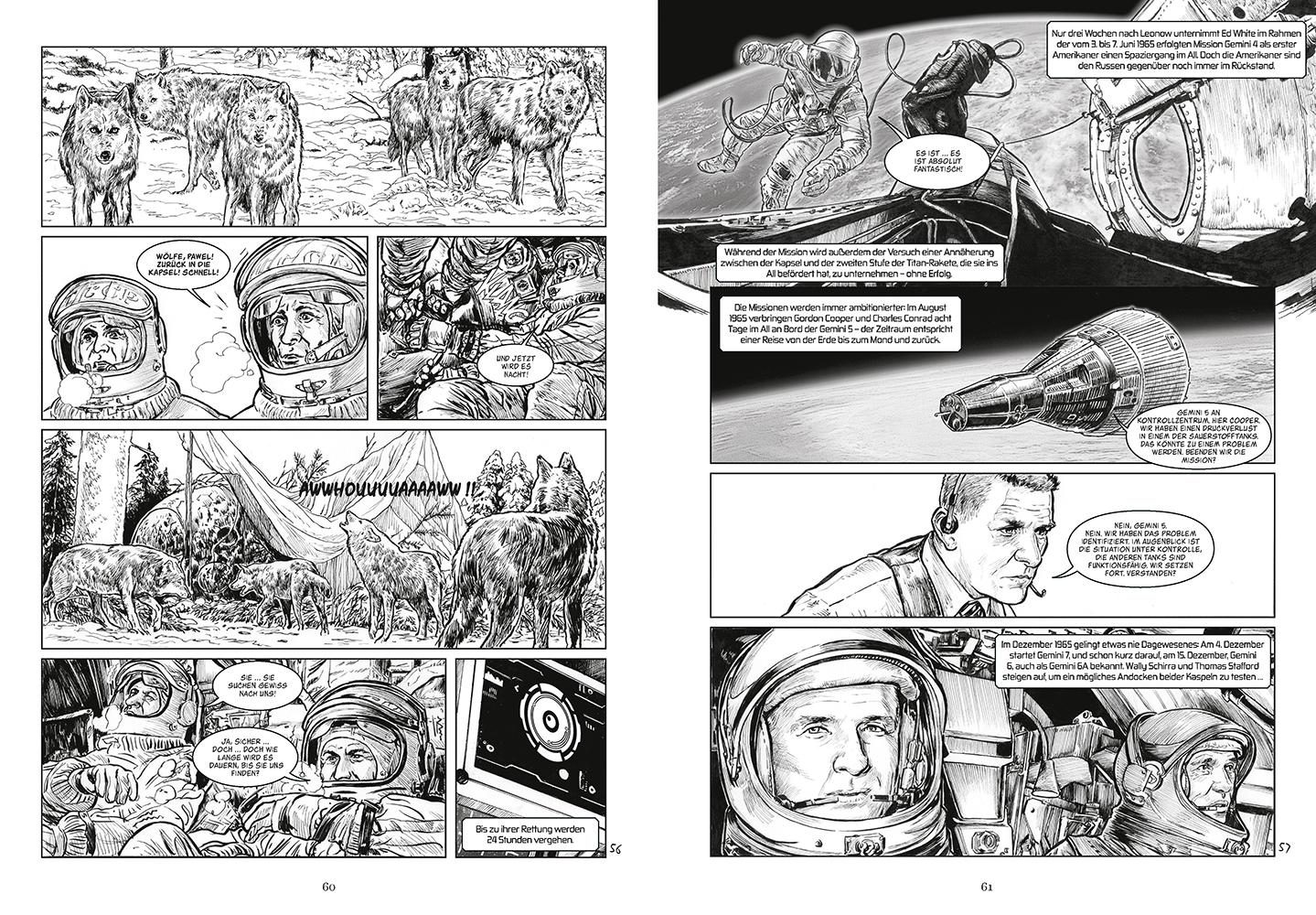 Beispielinhalt (Bild) Aufbruch ins Weltall