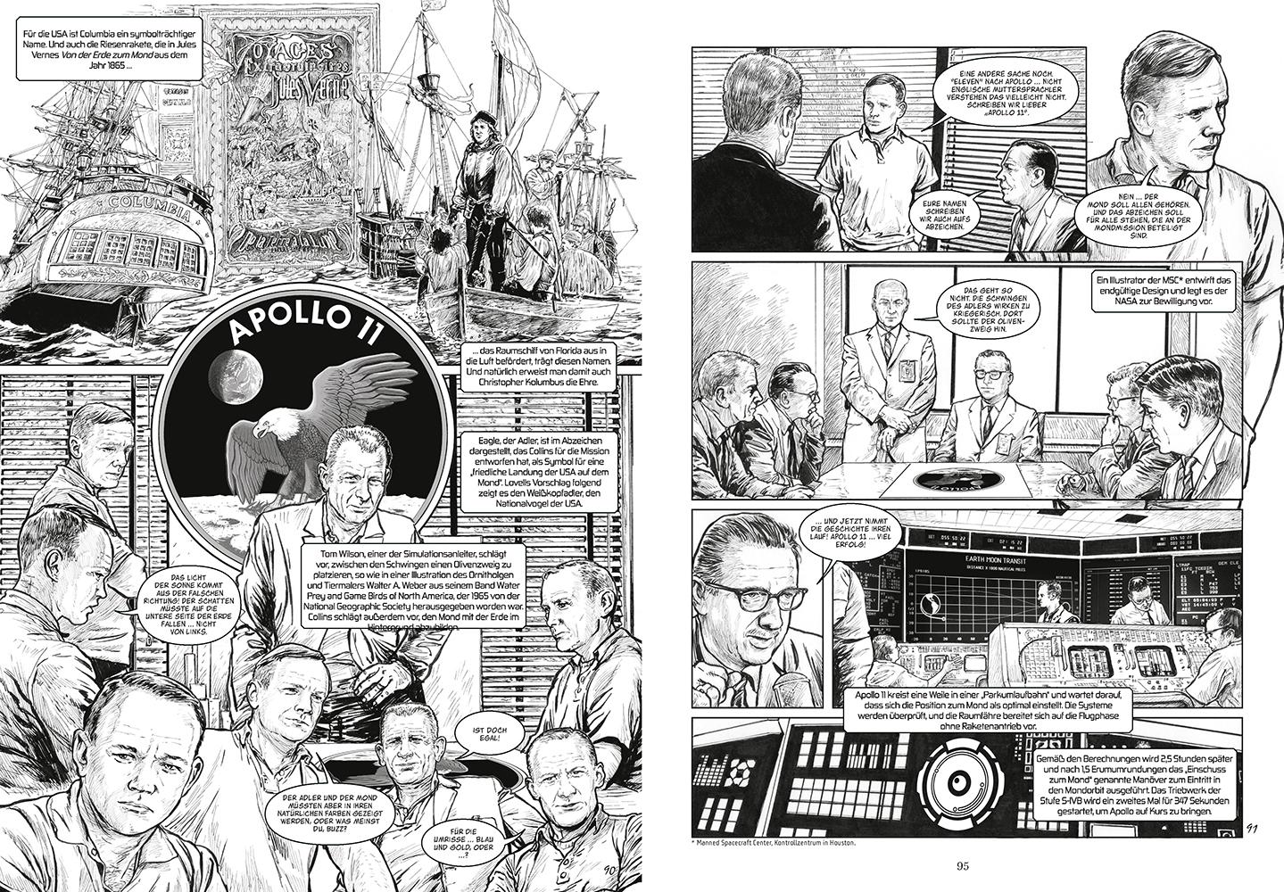 Beispielinhalt (Bild) Aufbruch ins Weltall