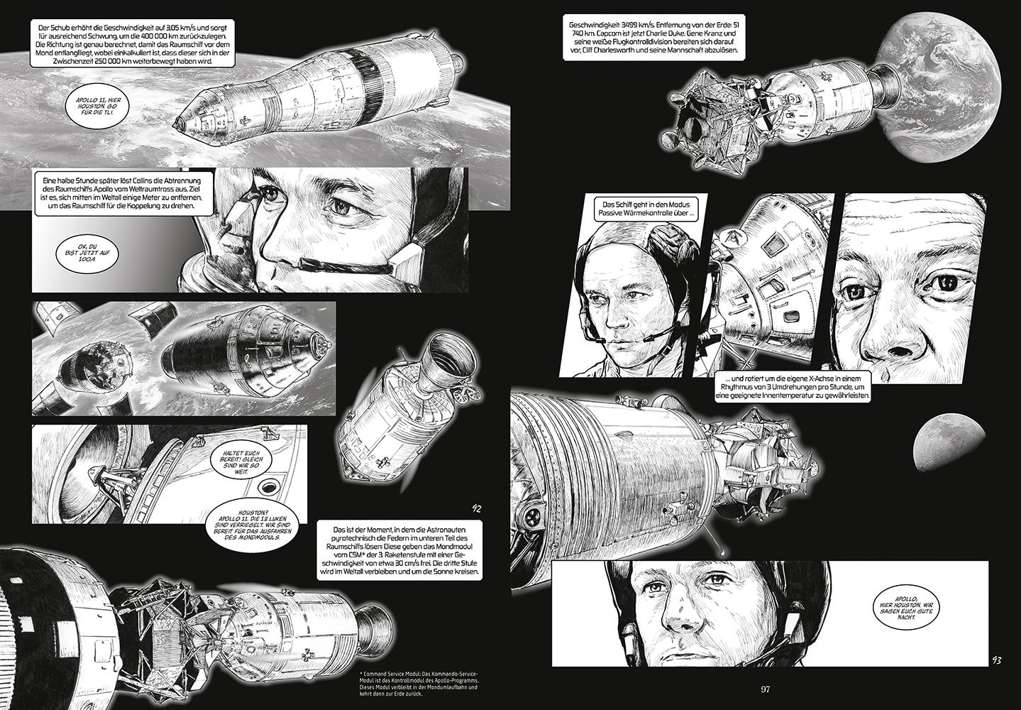 Beispielinhalt (Bild) Aufbruch ins Weltall