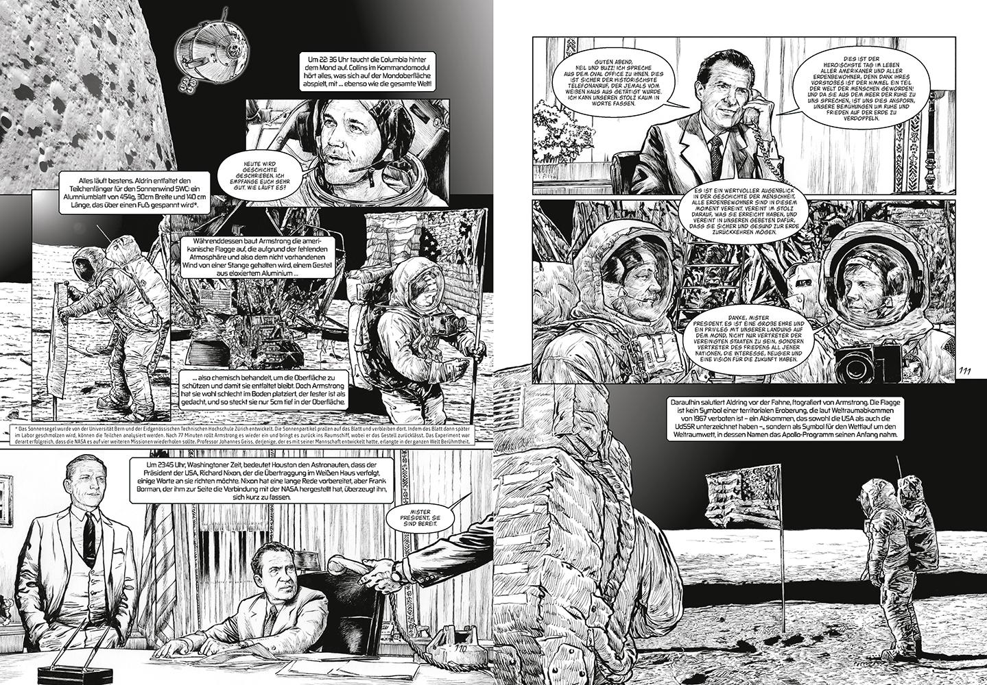 Beispielinhalt (Bild) Aufbruch ins Weltall