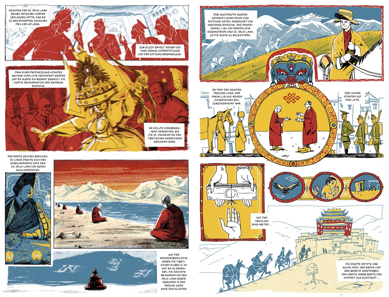 Beispielinhalt (Bild) Das Leben des Dalai Lama