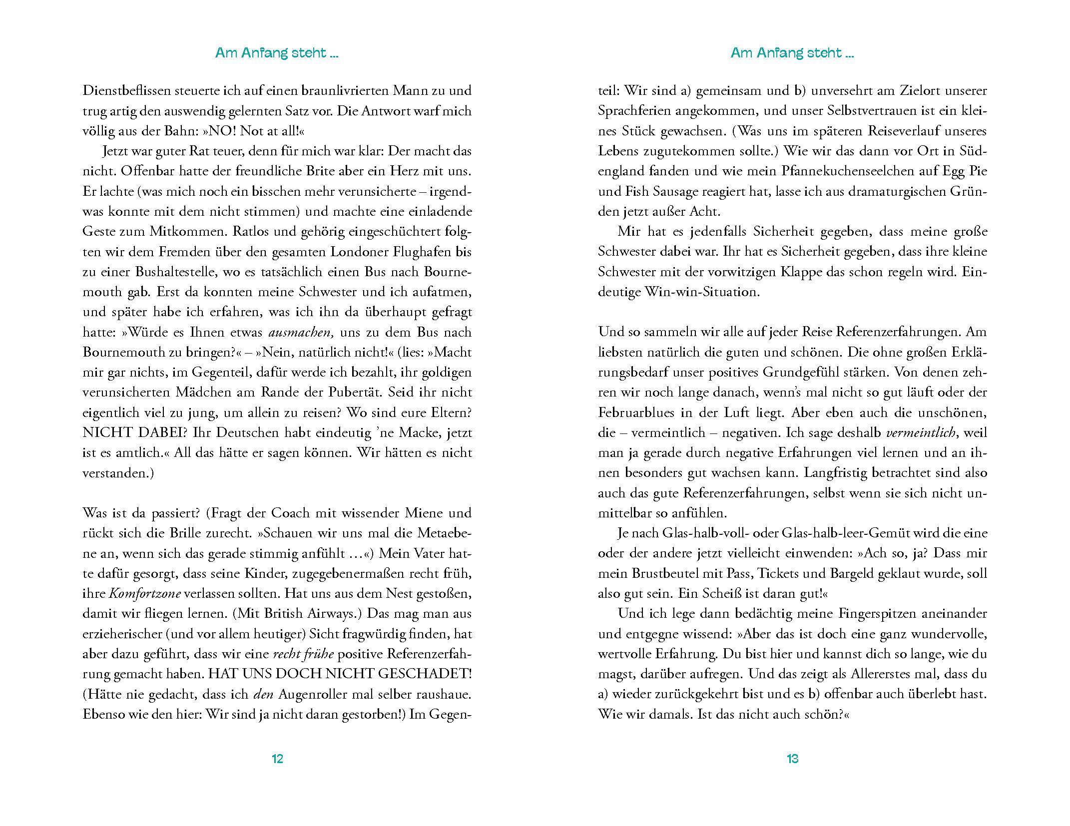 Beispielinhalt (Bild) Reisefieber