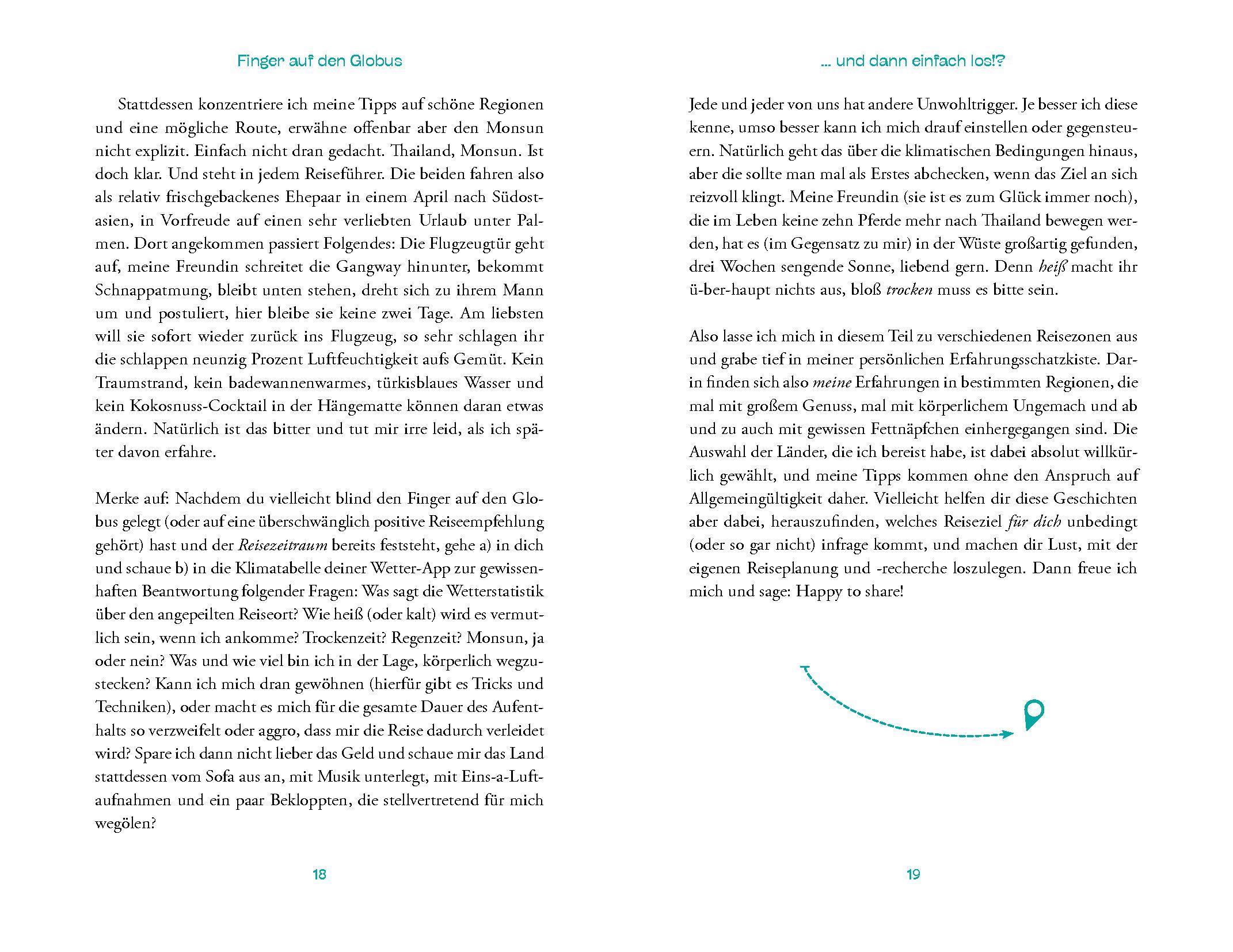 Beispielinhalt (Bild) Reisefieber