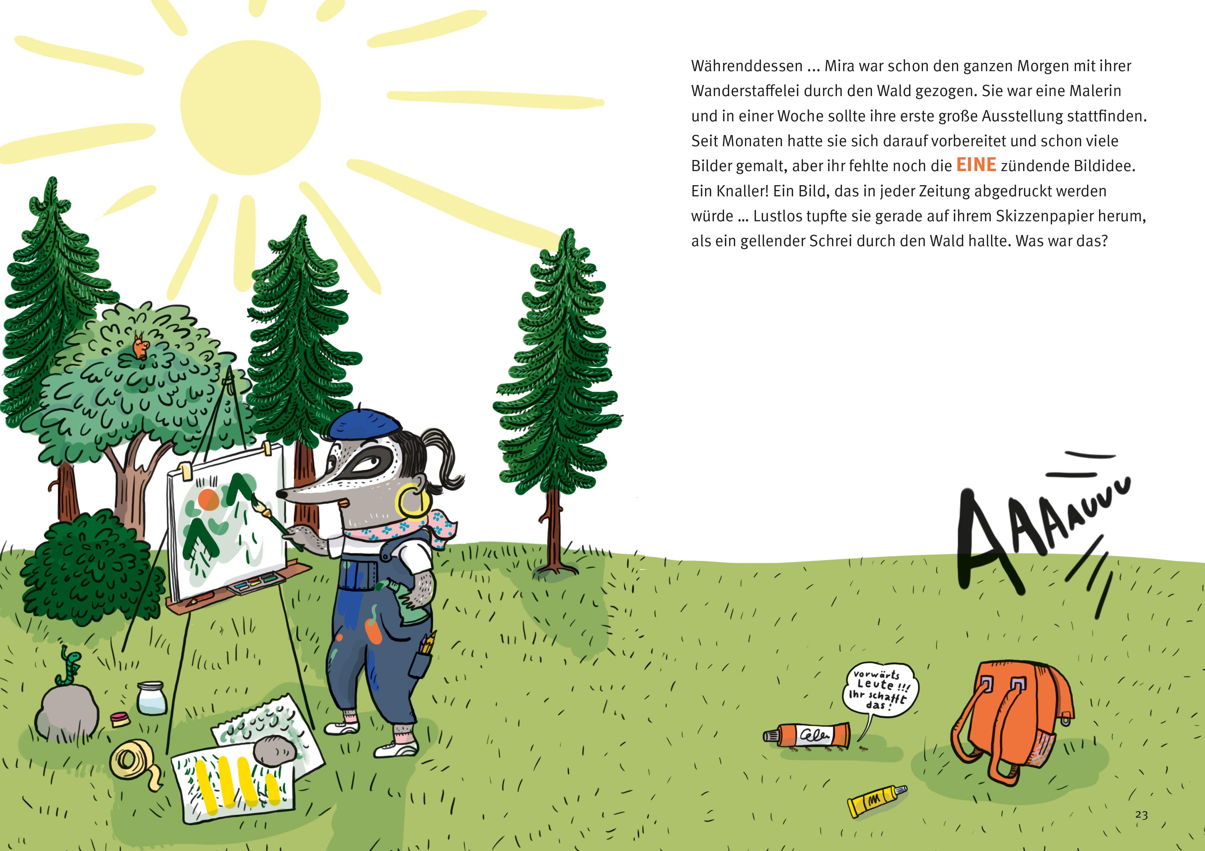 Beispielinhalt (Bild) Herr Fuchs mag Poesie