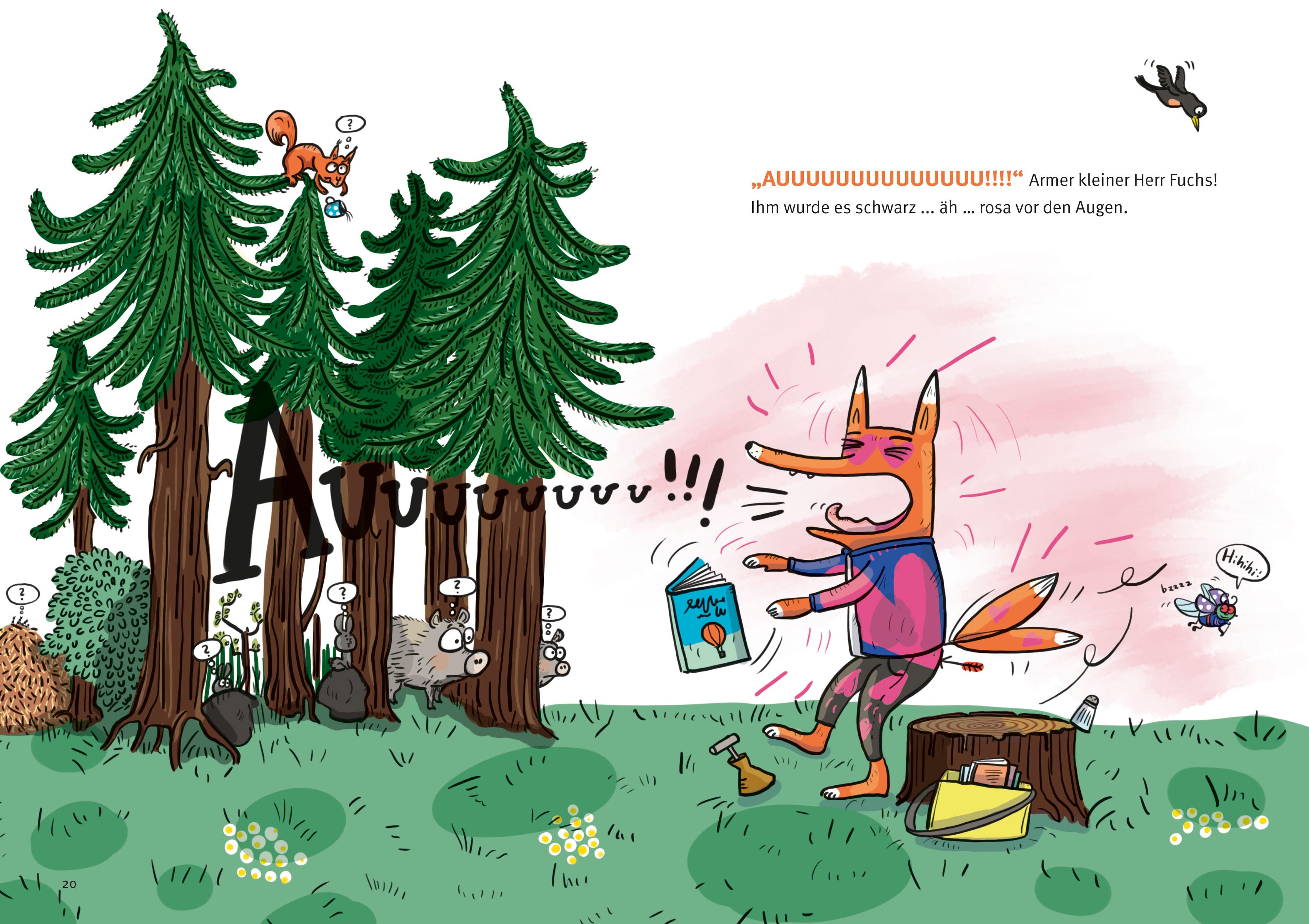 Beispielinhalt (Bild) Herr Fuchs mag Poesie