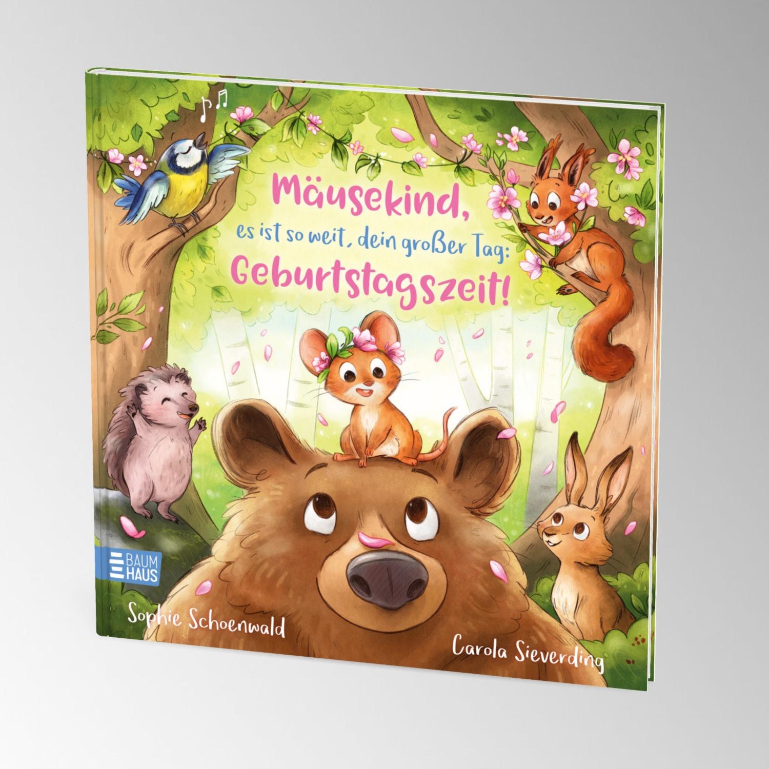 Beispielinhalt (Bild) Mäusekind, es ist so weit, dein großer Tag: Geburtstagszeit!