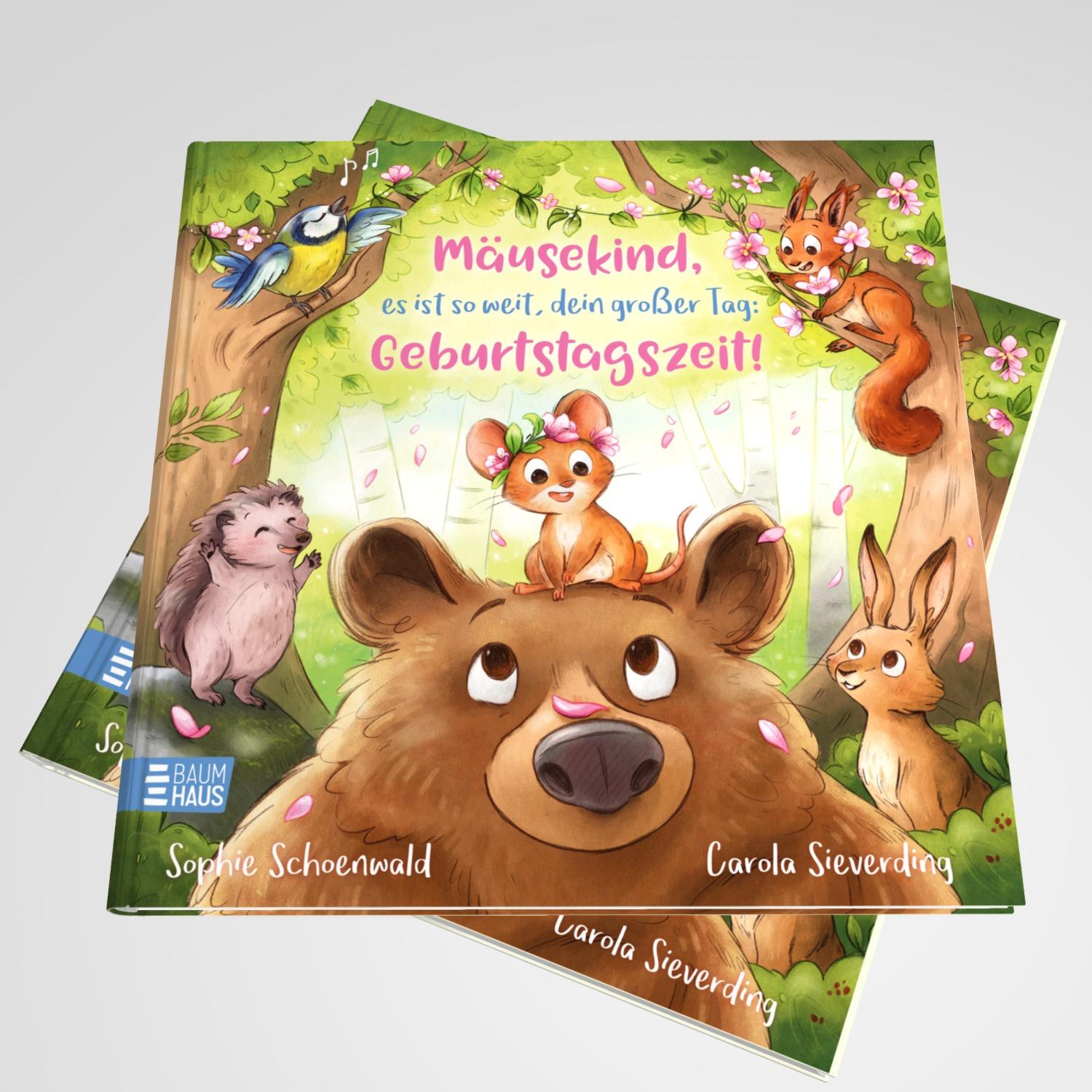 Beispielinhalt (Bild) Mäusekind, es ist so weit, dein großer Tag: Geburtstagszeit!
