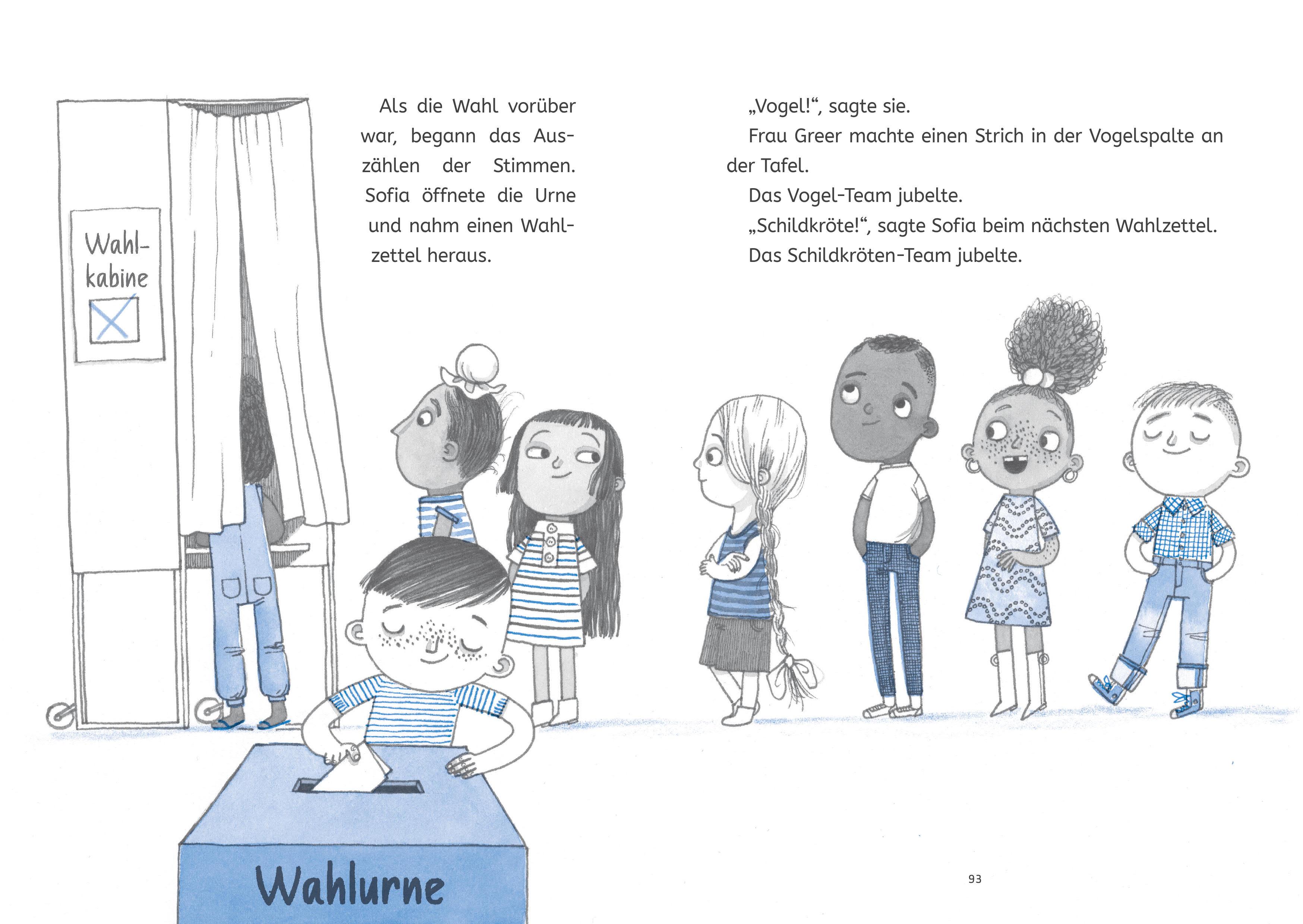 Beispielinhalt (Bild) Die Forscherbande - Sofia Valdez und die Wahl des Klassentiers