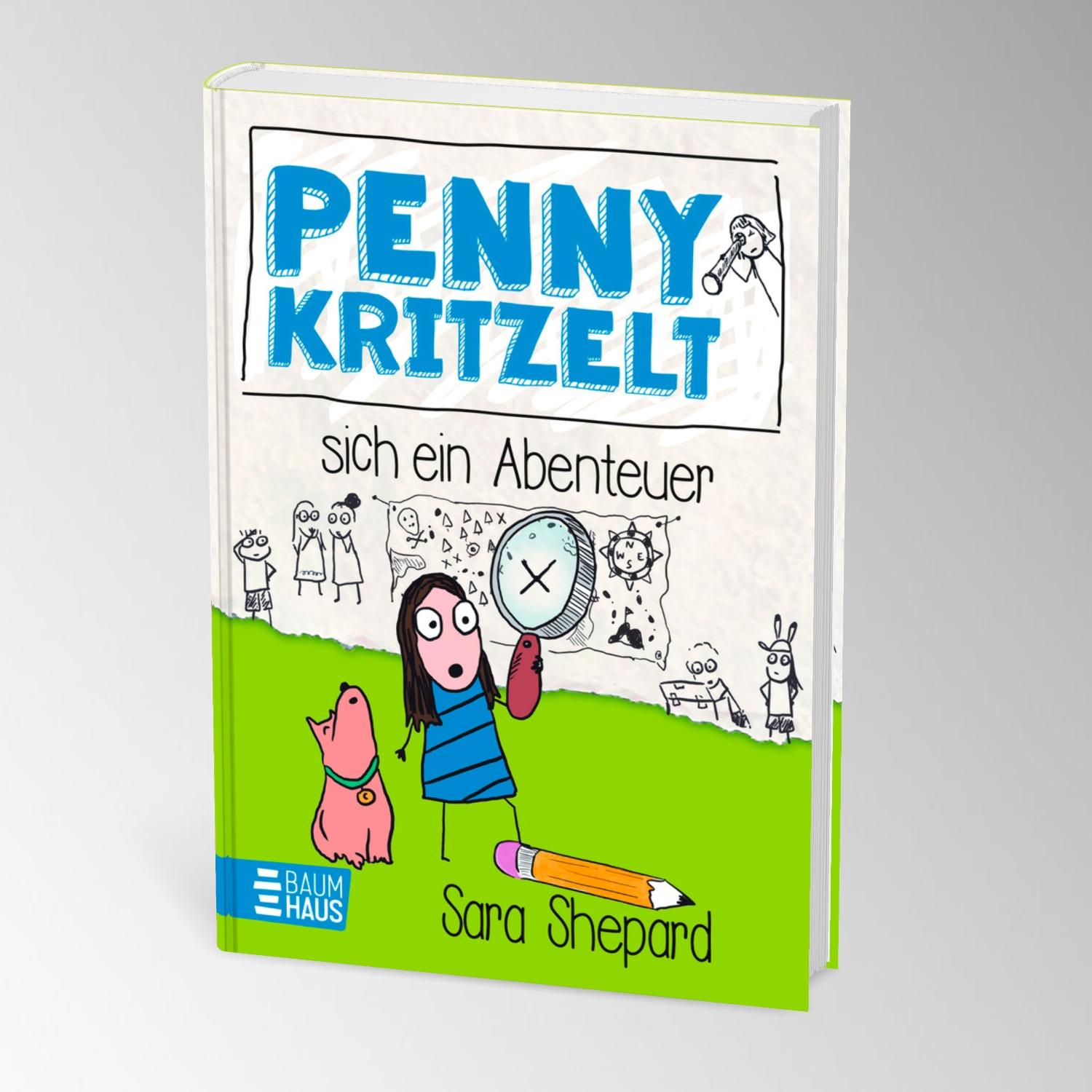 Beispielinhalt (Bild) Penny kritzelt sich ein Abenteuer