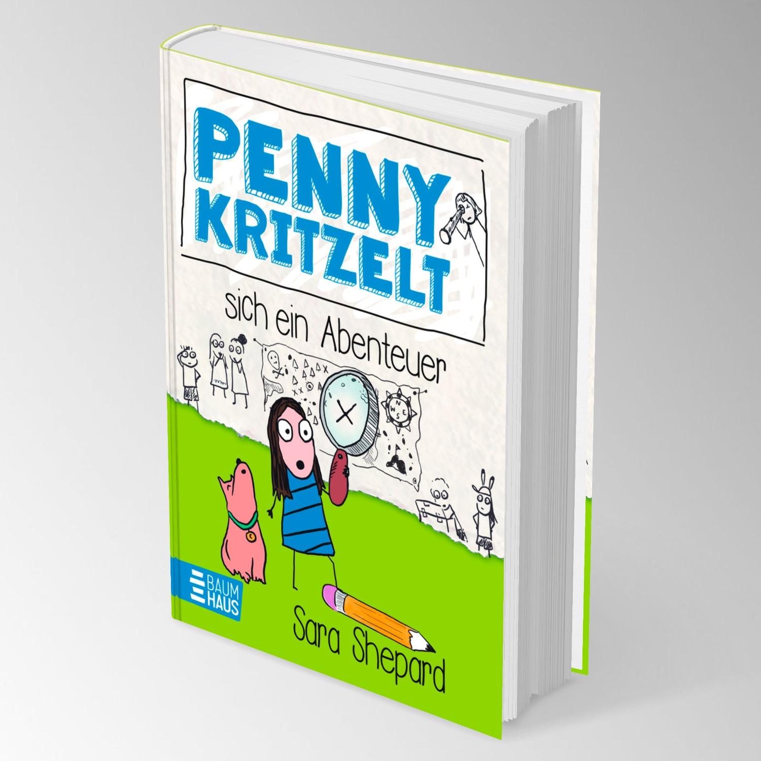 Beispielinhalt (Bild) Penny kritzelt sich ein Abenteuer