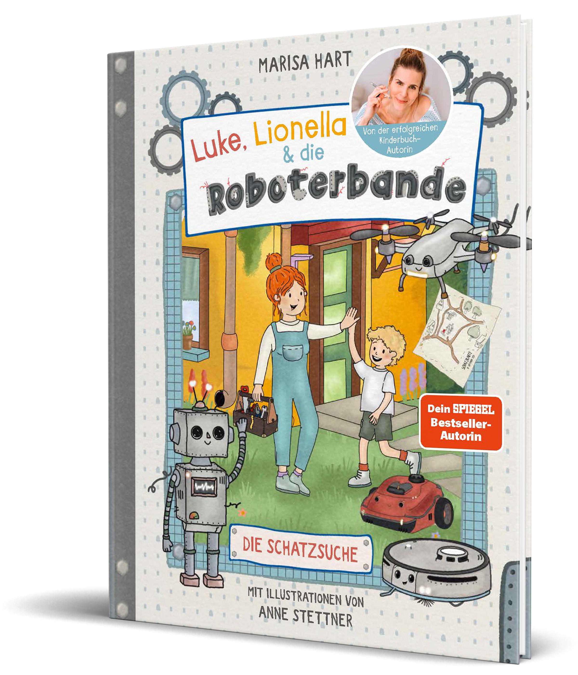 Vorderes Coverbild Luke, Lionella & die Roboterbande. Die Schatzsuche