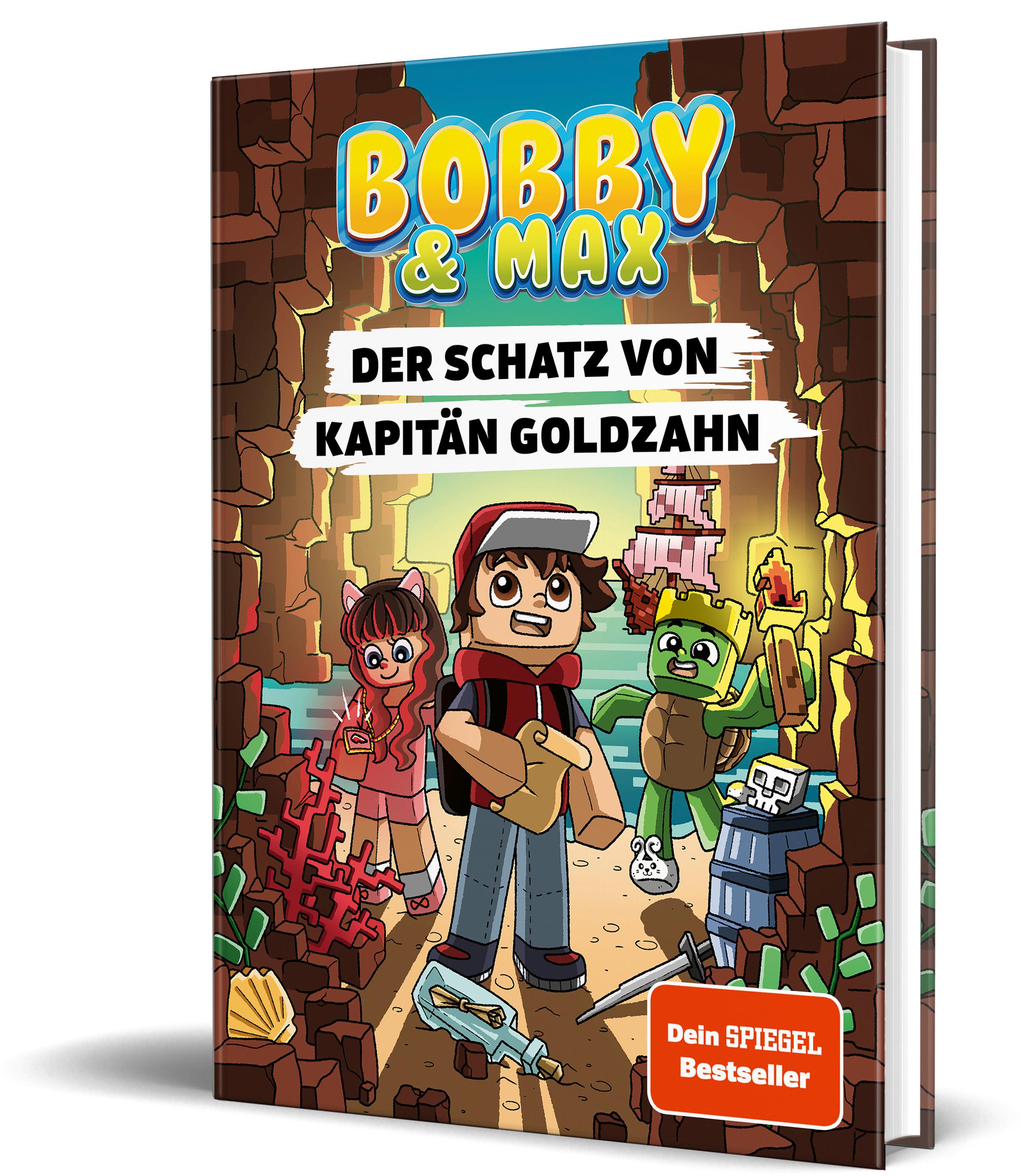 Vorderes Coverbild Bobby & Max - Der Schatz von Kapitän Goldzahn