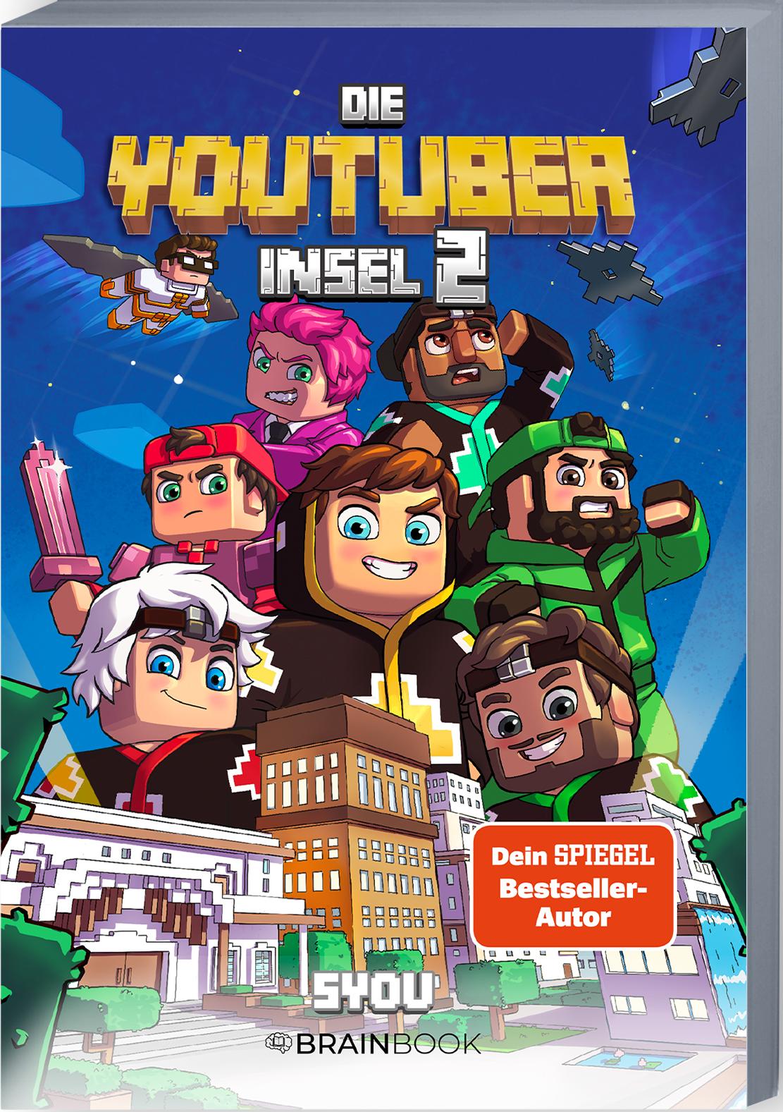 Vorderes Coverbild Die Youtuber Insel 2