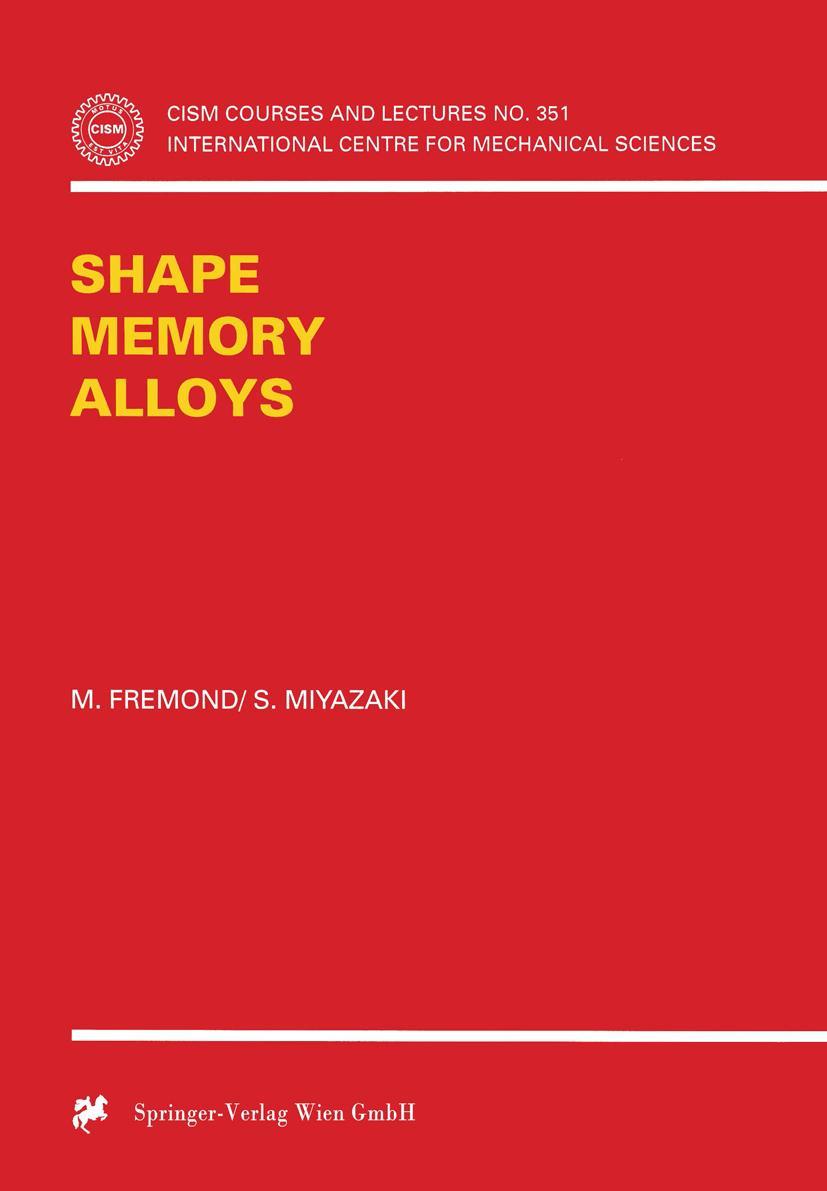 Vorderes Coverbild Shape Memory Alloys