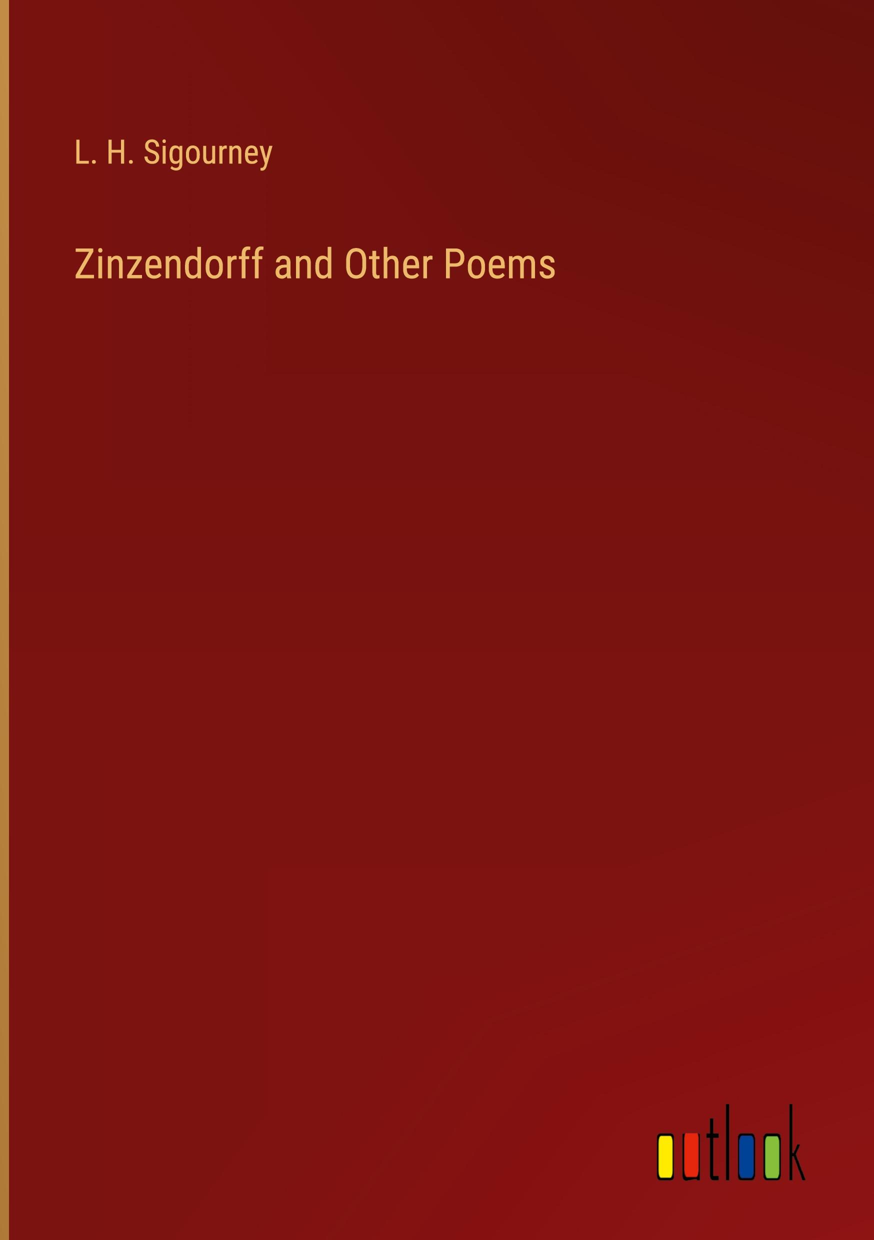 Vorderes Coverbild Zinzendorff and Other Poems