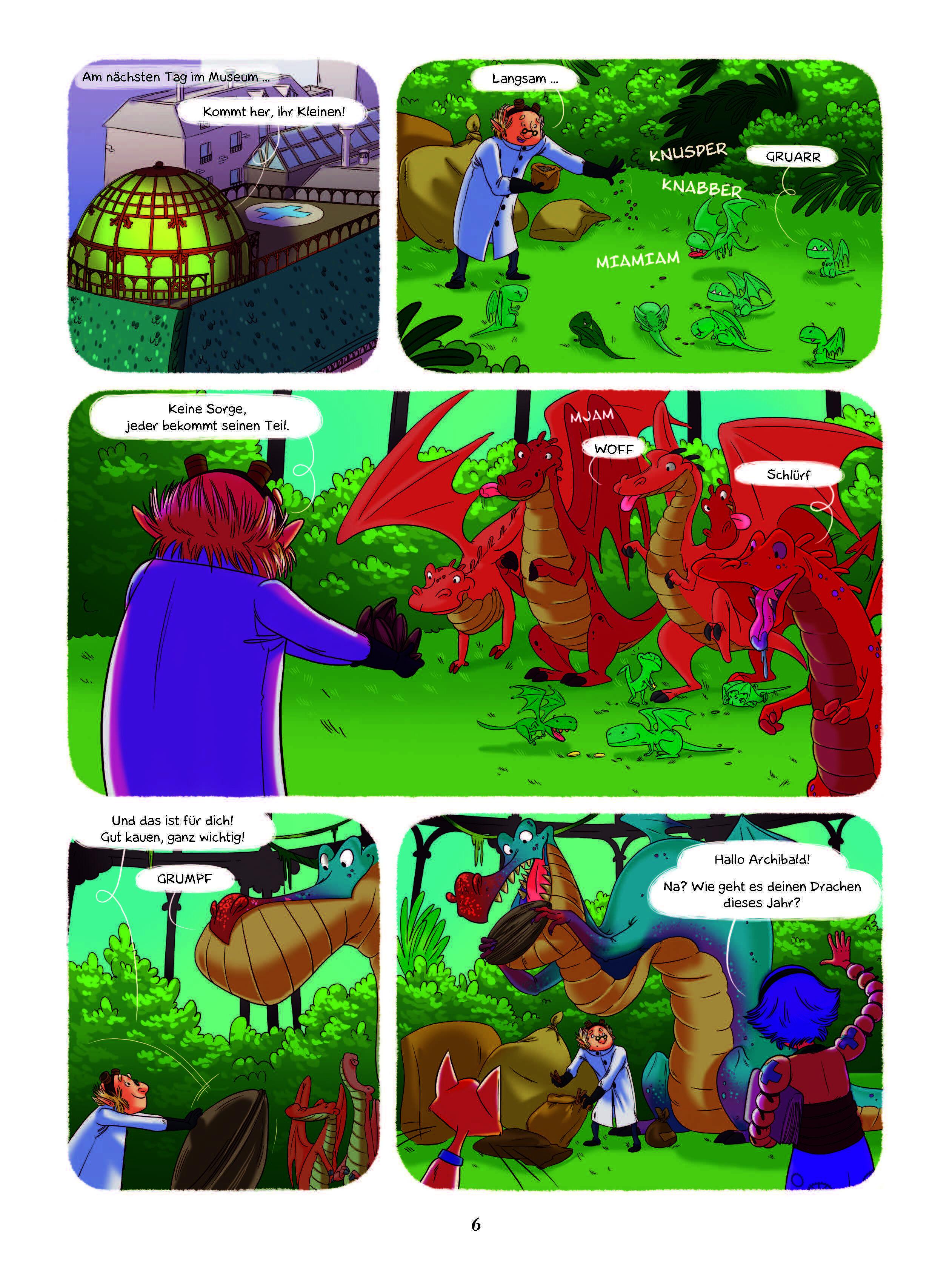 Beispielinhalt (Bild) Enola & die fantastischen Tiere