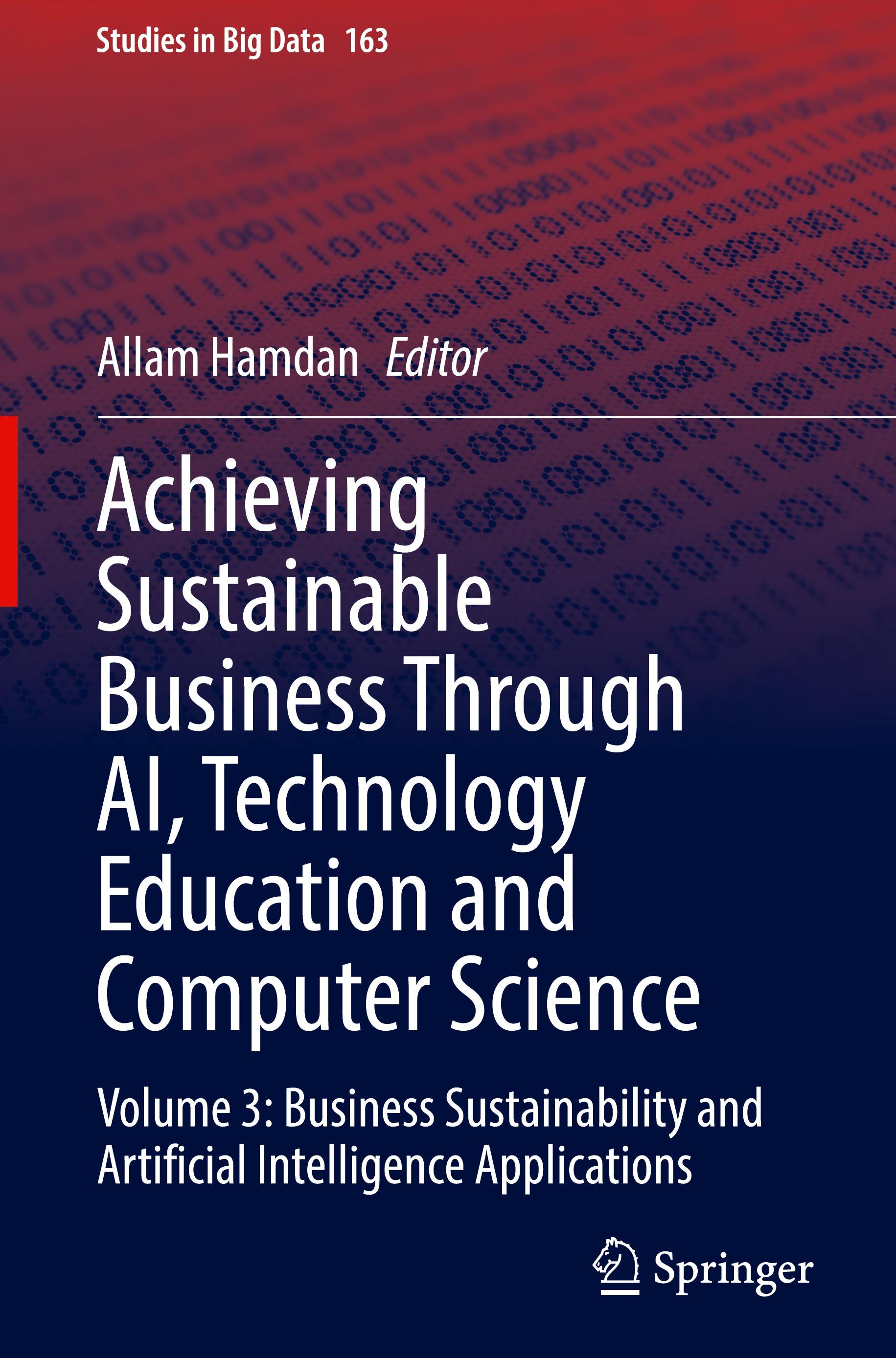 Vorderes Coverbild Achieving Sustainable Business Through AI, Technology Education and Computer Science
