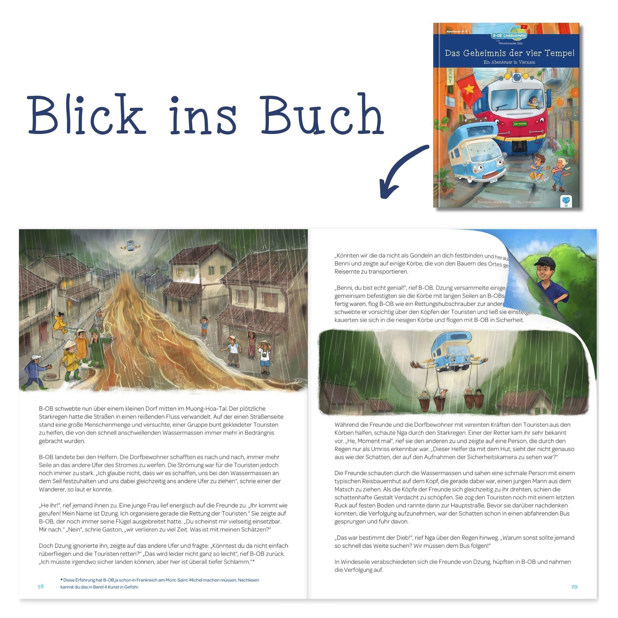 Beispielinhalt (Bild) Das Geheimnis der vier Tempel