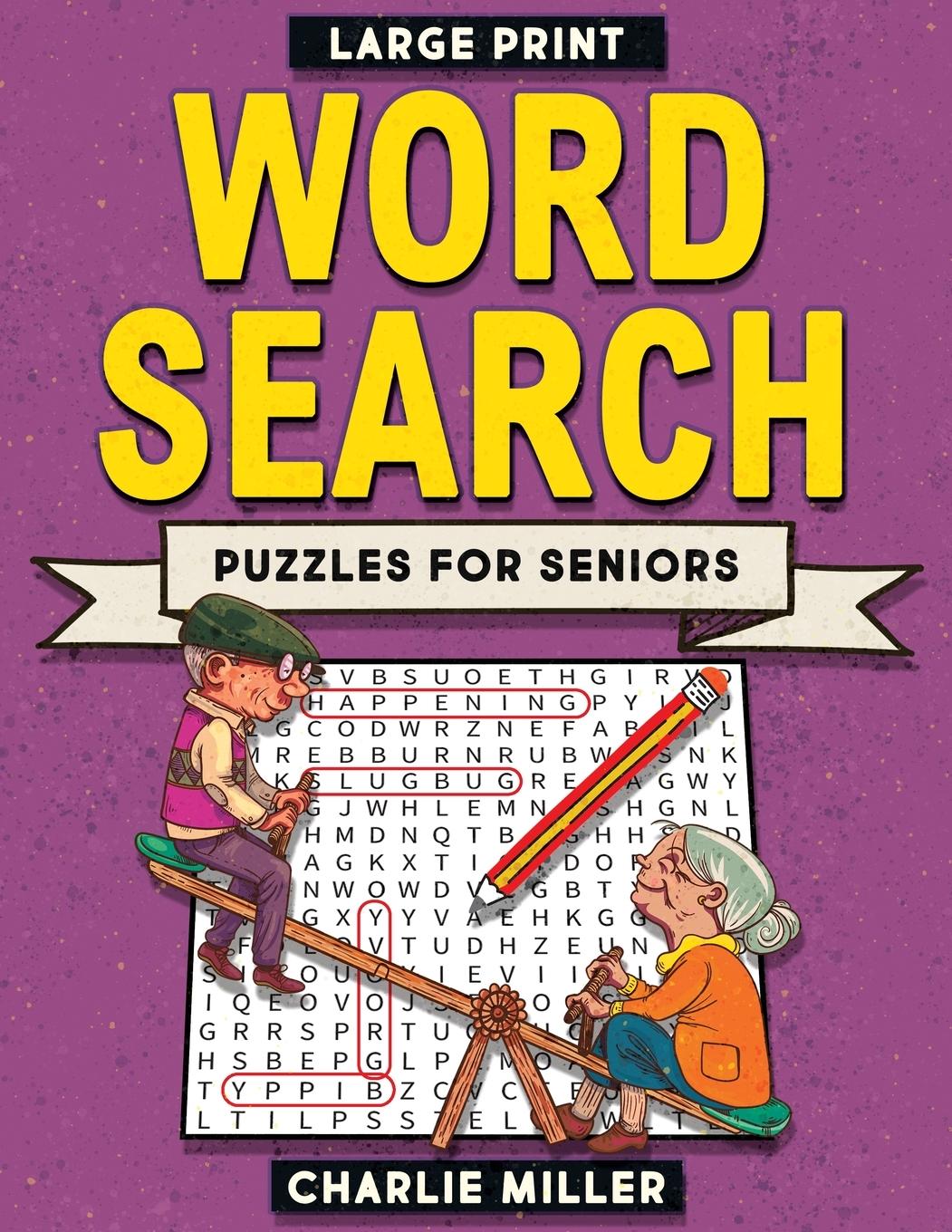 Vorderes Coverbild Large Print Word Search Puzzles for Seniors