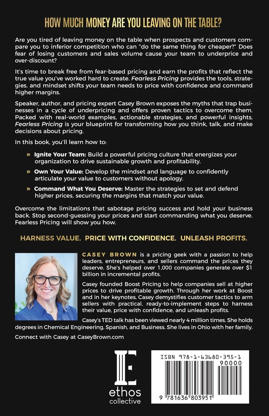 Rückseitencover Fearless Pricing