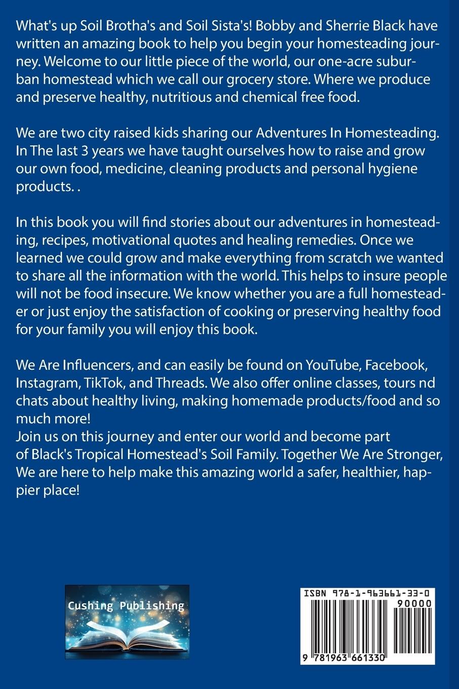 Rückseitencover Adventures in Homesteading