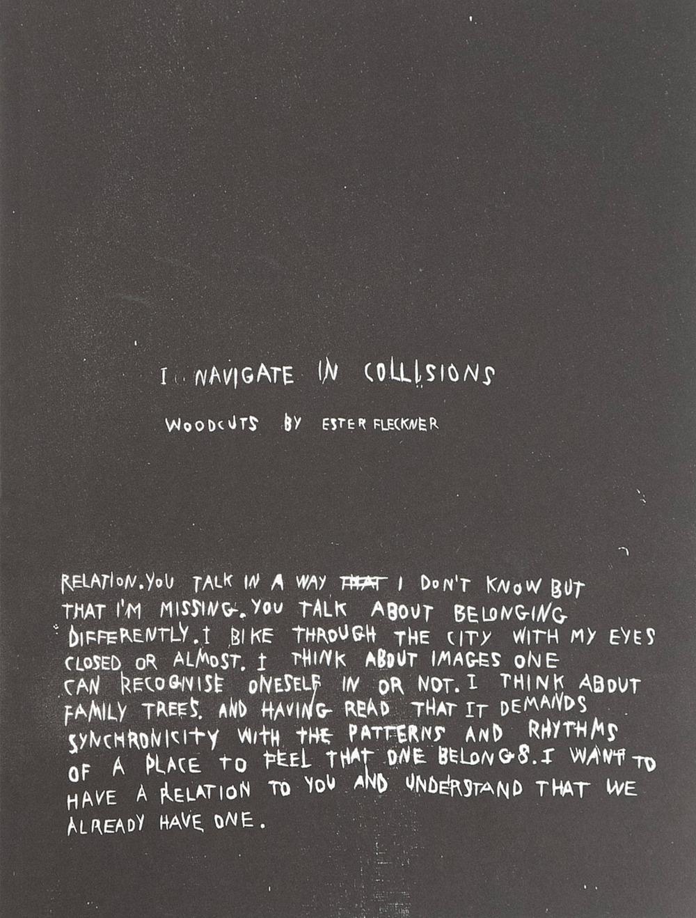 Vorderes Coverbild Ester Fleckner: I Navigate in Collisions