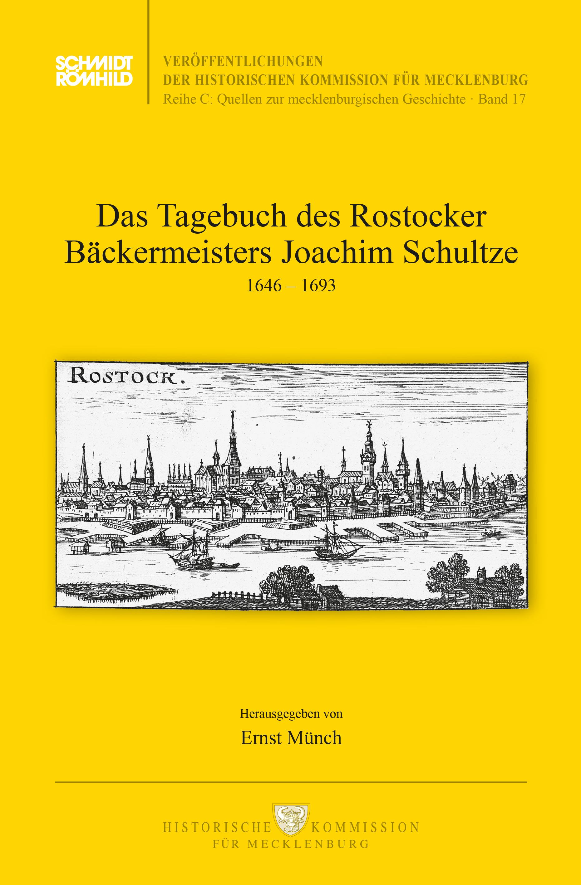 Vorderes Coverbild Das Tagebuch des Rostocker Bäckermeisters Joachim Schultze